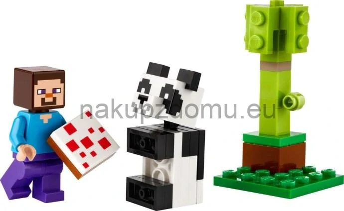 LEGO Minecraft 30672 Steve s mládětem pandy