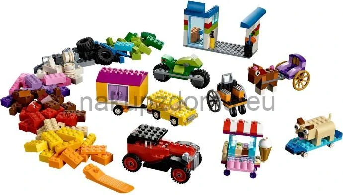 LEGO Classic 10715 Kostky na kolečkách