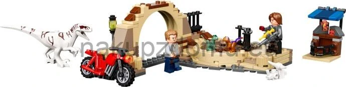 LEGO Jurassic World 76945 Atrociraptor: honička na motorce