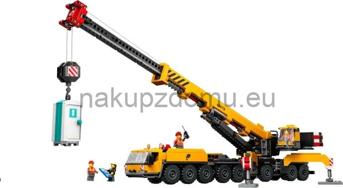 LEGO City 60409 Žlutý pojízdný stavební jeřáb