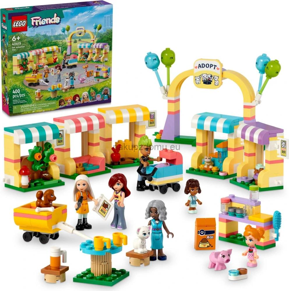 LEGO Friends 42615 Den adopce zvířat 