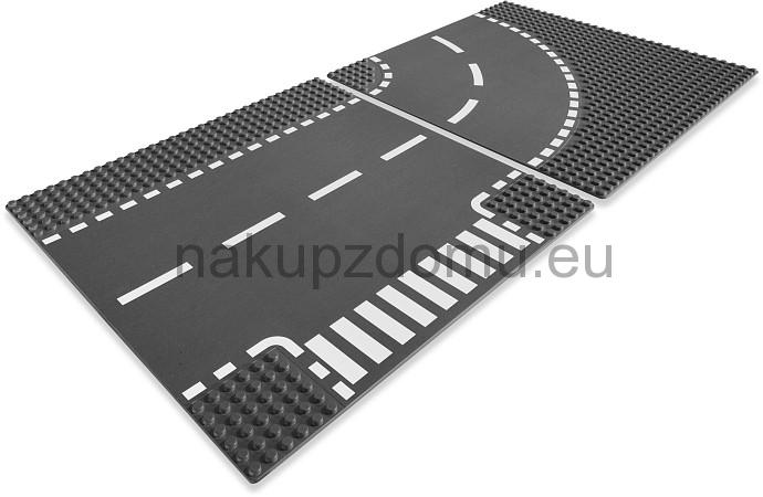LEGO City 7281 Křižovatka ve tvaru T a zatáčky
