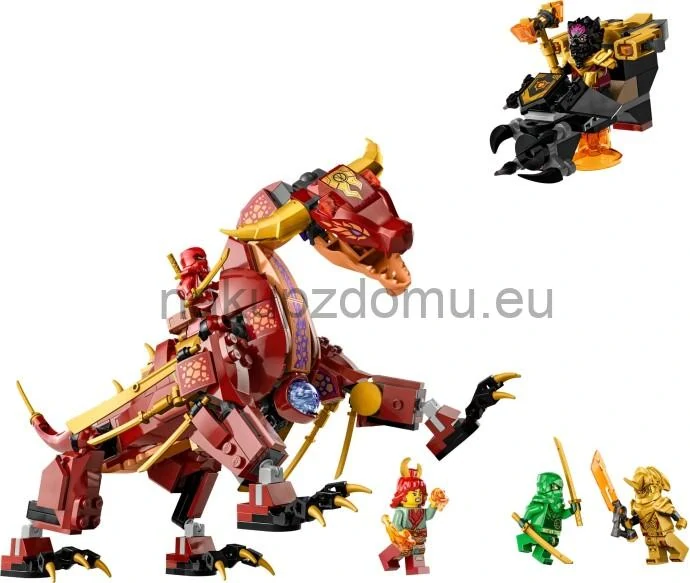 LEGO Ninjago 71793 Lávový drak, který se promění ve vlnu ohně