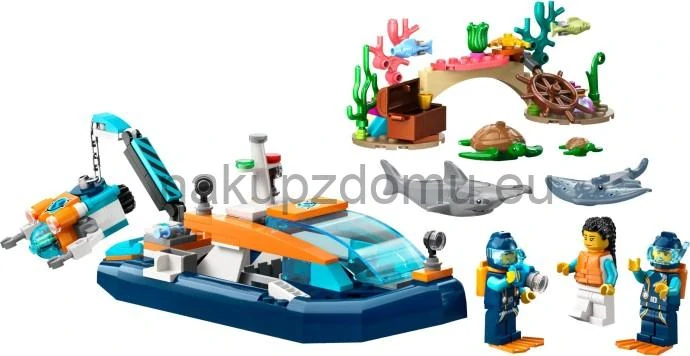 LEGO City 60377 Průzkumná ponorka potápěčů