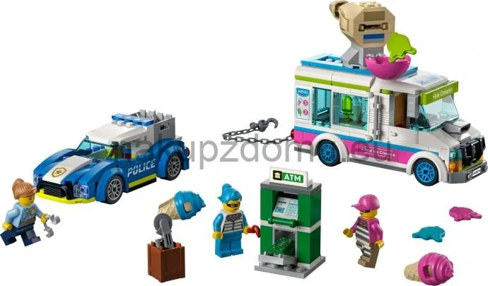 LEGO City 60314 Policejní honička se zmrzlinářským vozem
