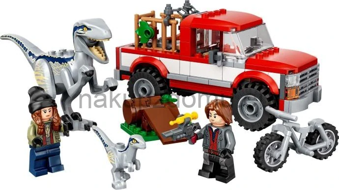 LEGO Jurassic World 76946 Odchyt velociraptorů Blue a Bety