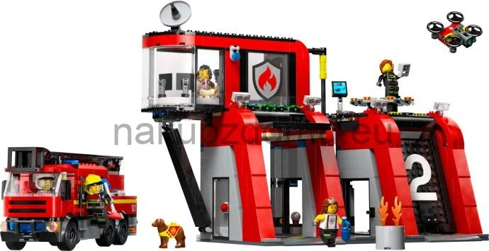 LEGO City 60414 Hasičská stanice s hasičským vozem