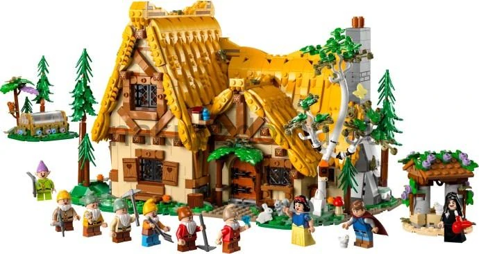 LEGO Disney Princess 43242 Chaloupka Sněhurky a sedmi trpaslíků