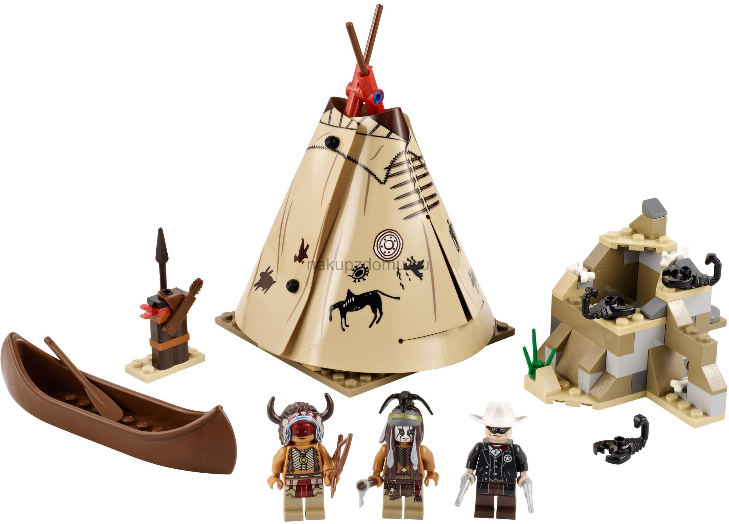 LEGO Lone Ranger 79107 Tábor Komančů