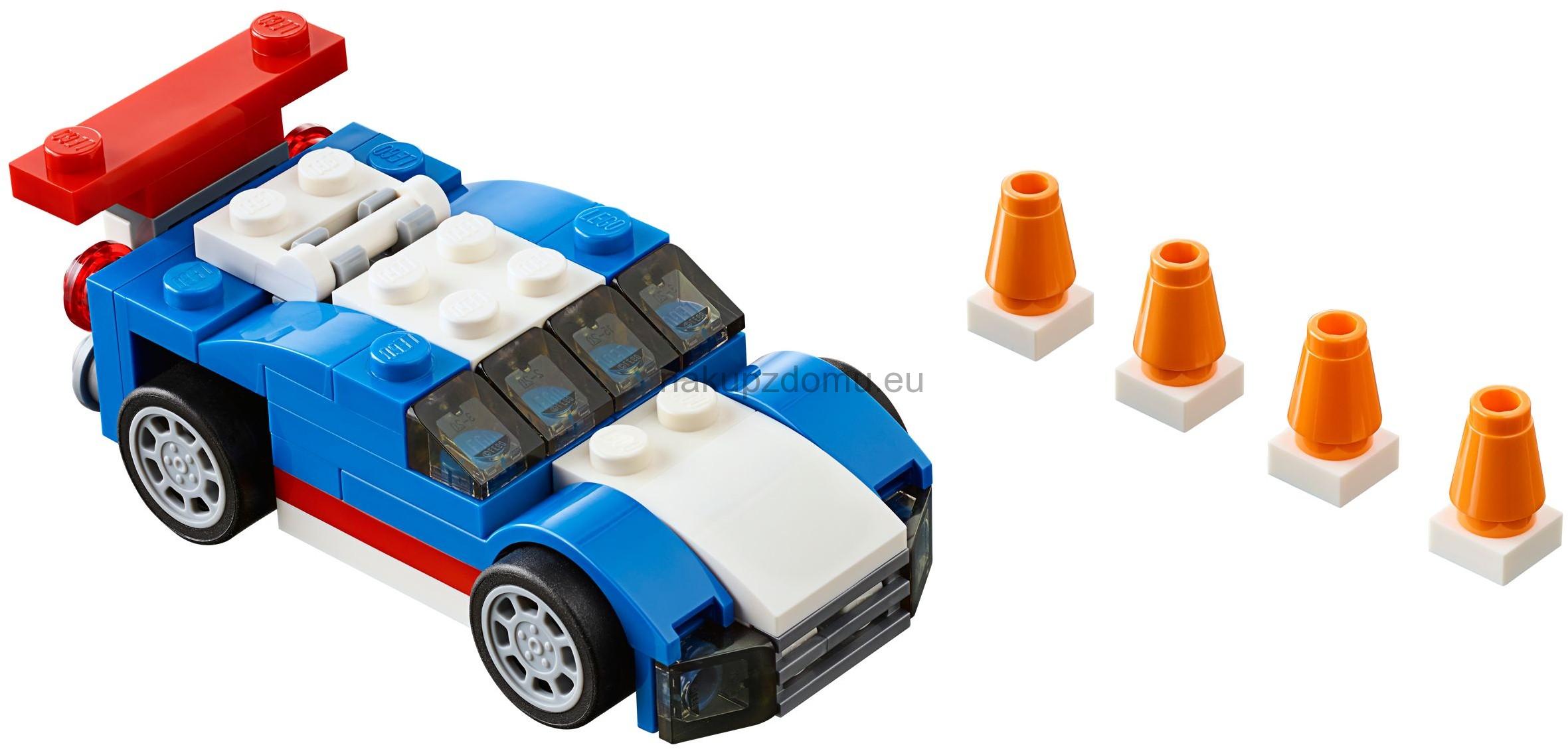 LEGO Creator 31027 Modrý závoďák