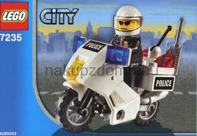 LEGO City 7235 Policejní motorka