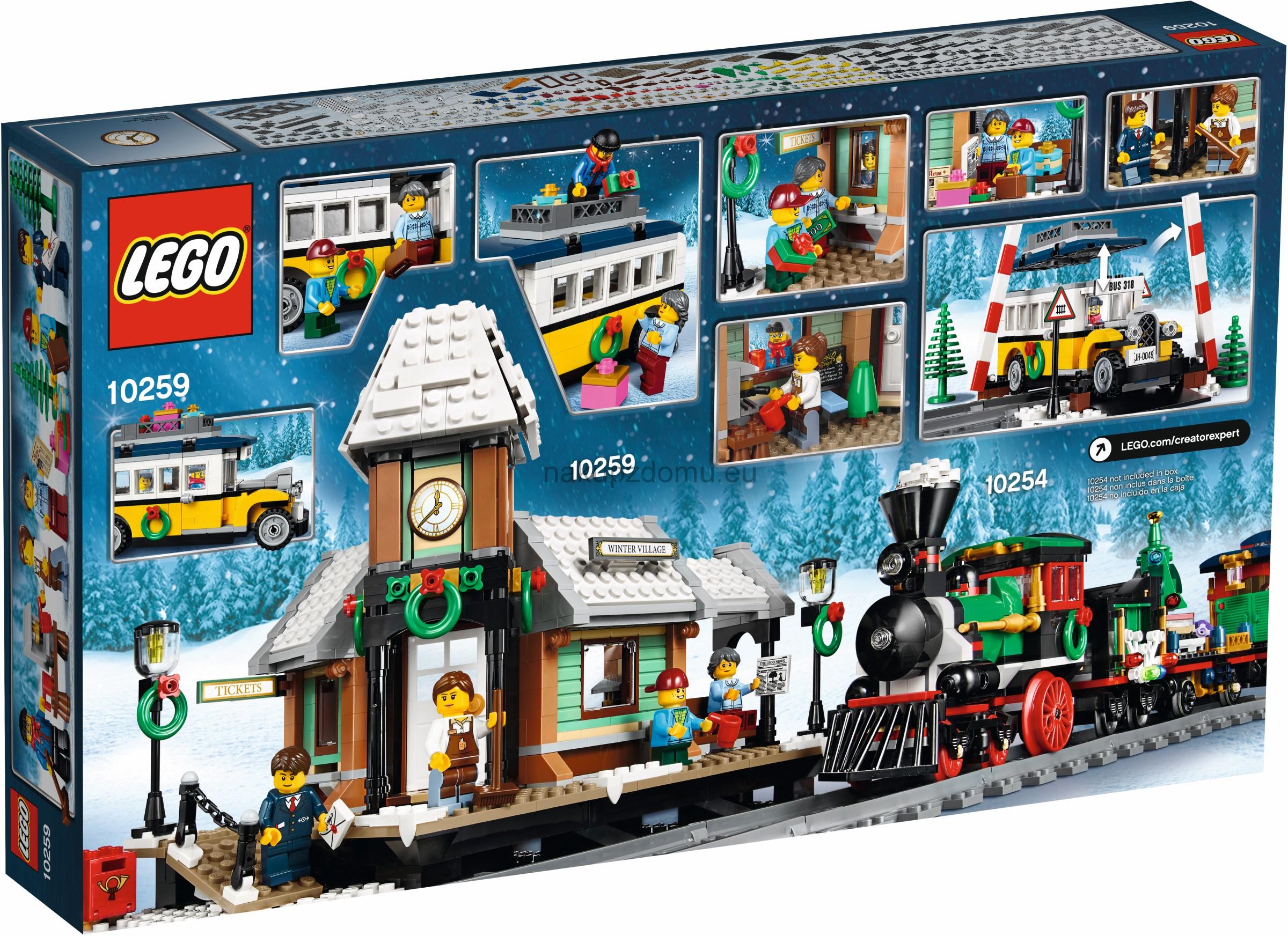 LEGO Creator 10259 Nádraží v zasněžené vesnici