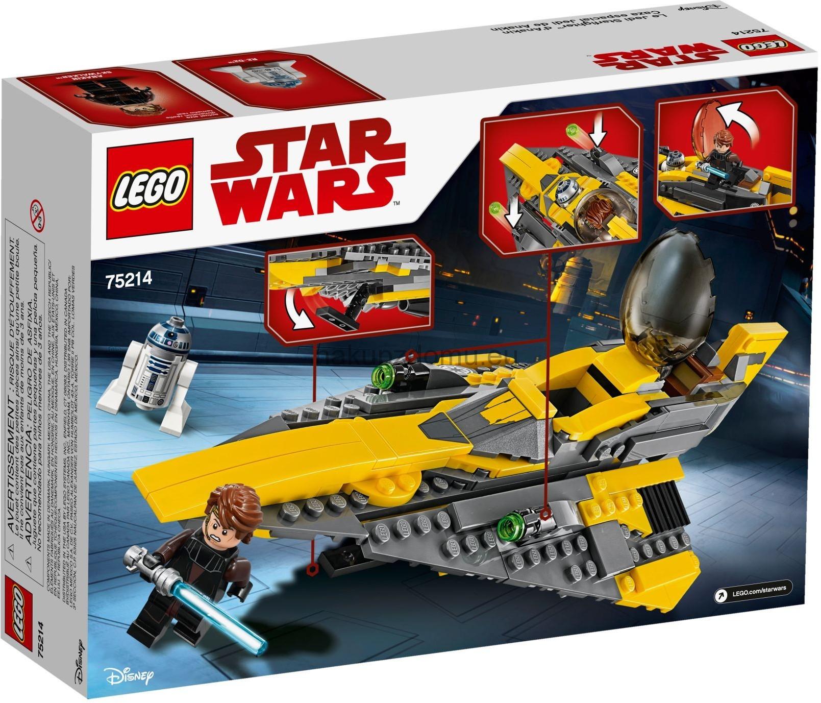 LEGO Star Wars 75214 Anakinův jediský Starfighter