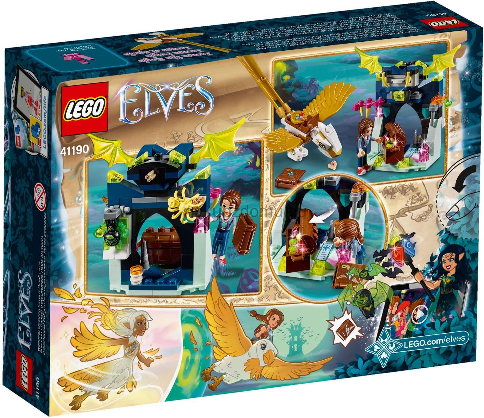 LEGO Elves 41190 Emily Jonesová a únik na orlovi