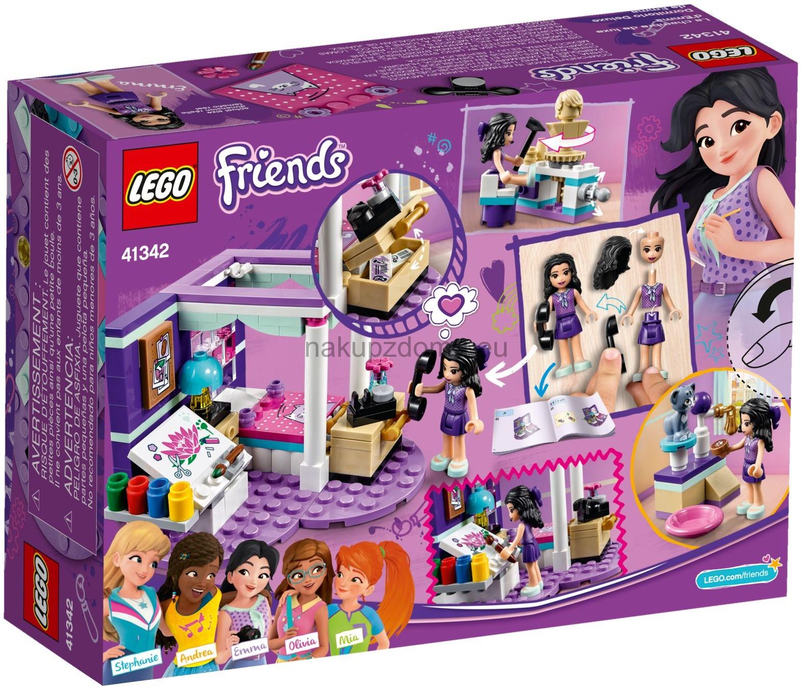 LEGO Friends 41342 Ema a její luxusní pokojíček