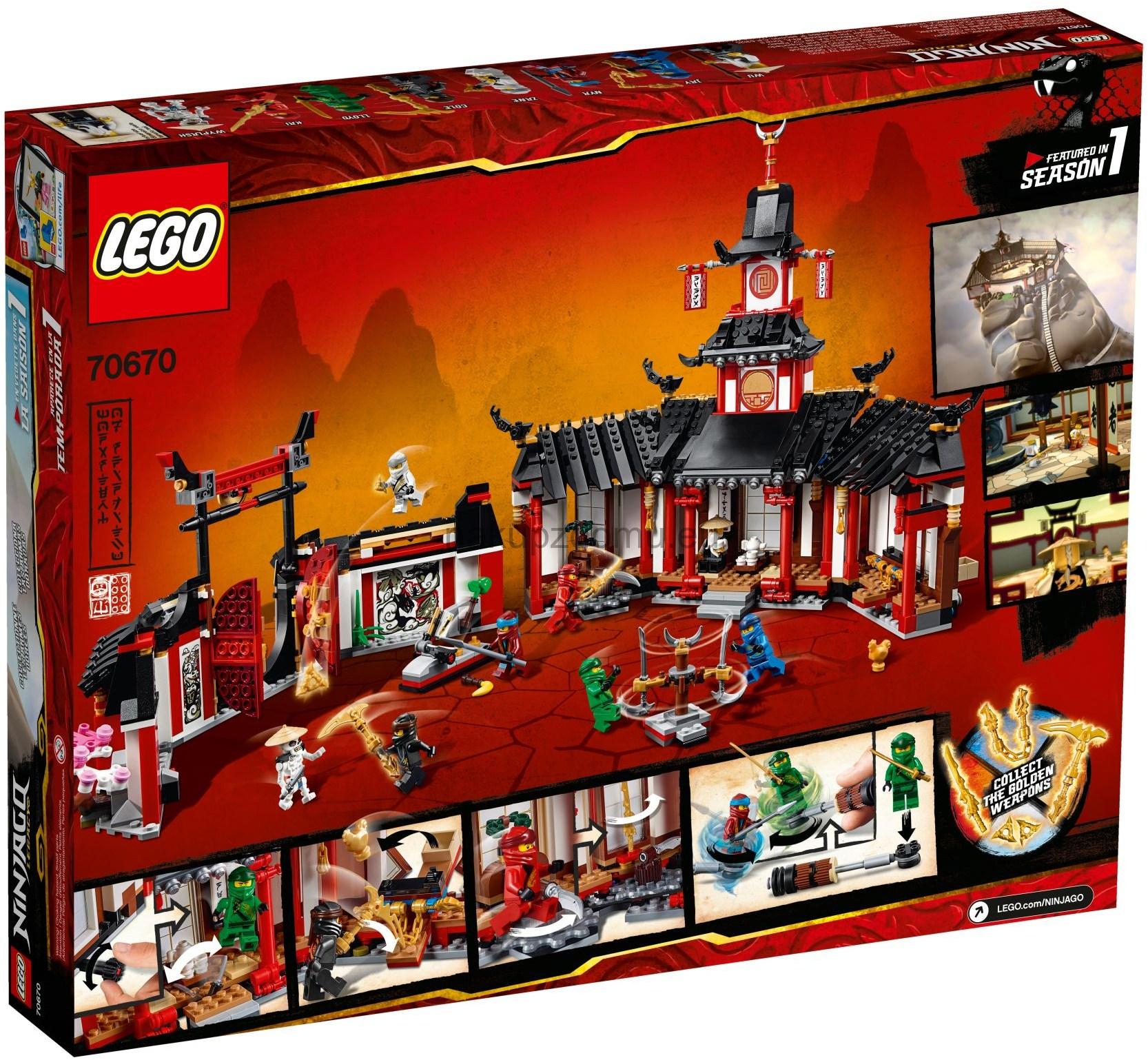LEGO Ninjago 70670 Chrám Spinjitzu