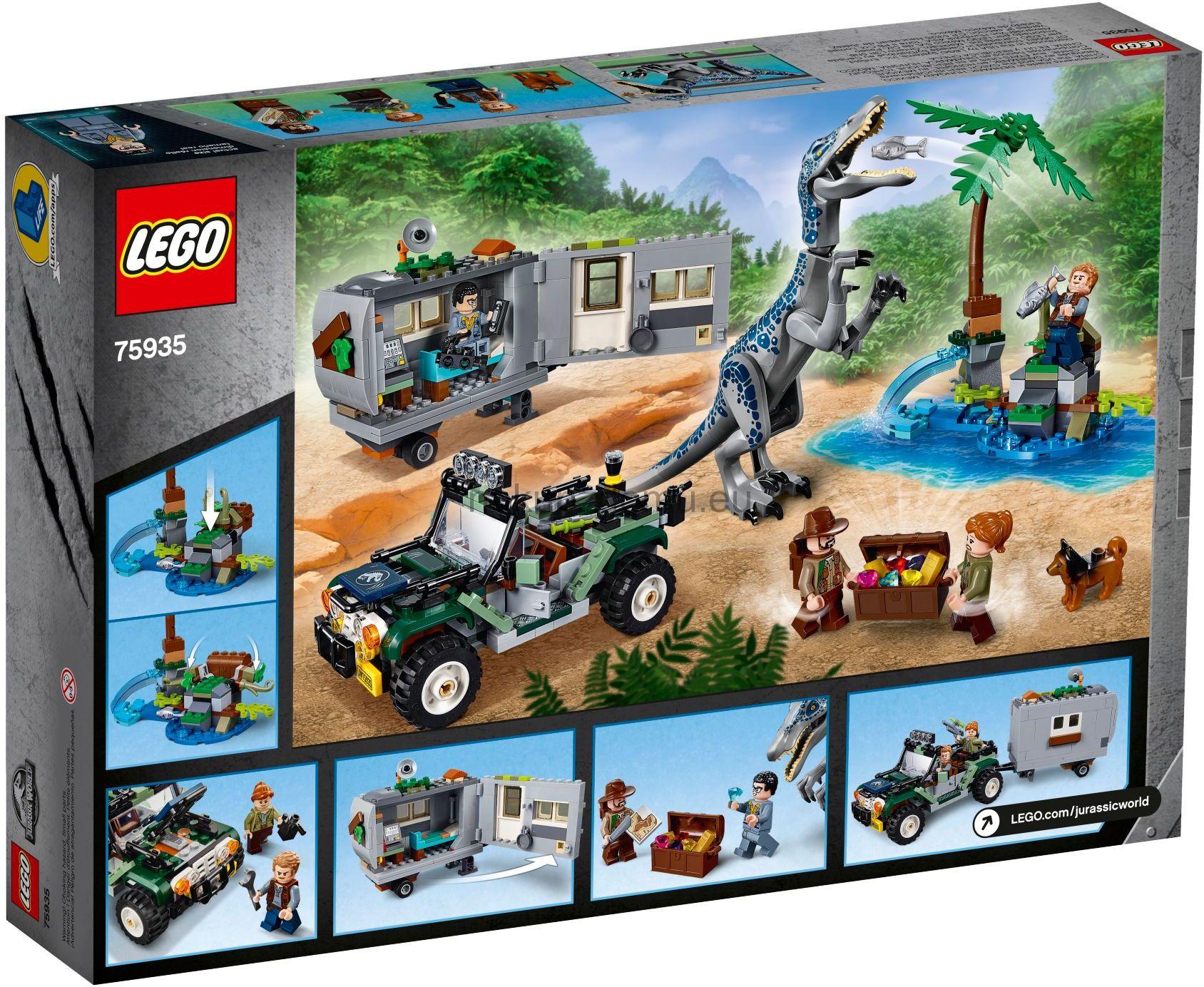 LEGO Jurassic World 75935 Setkání s Baryonyxem: Hon za pokladem