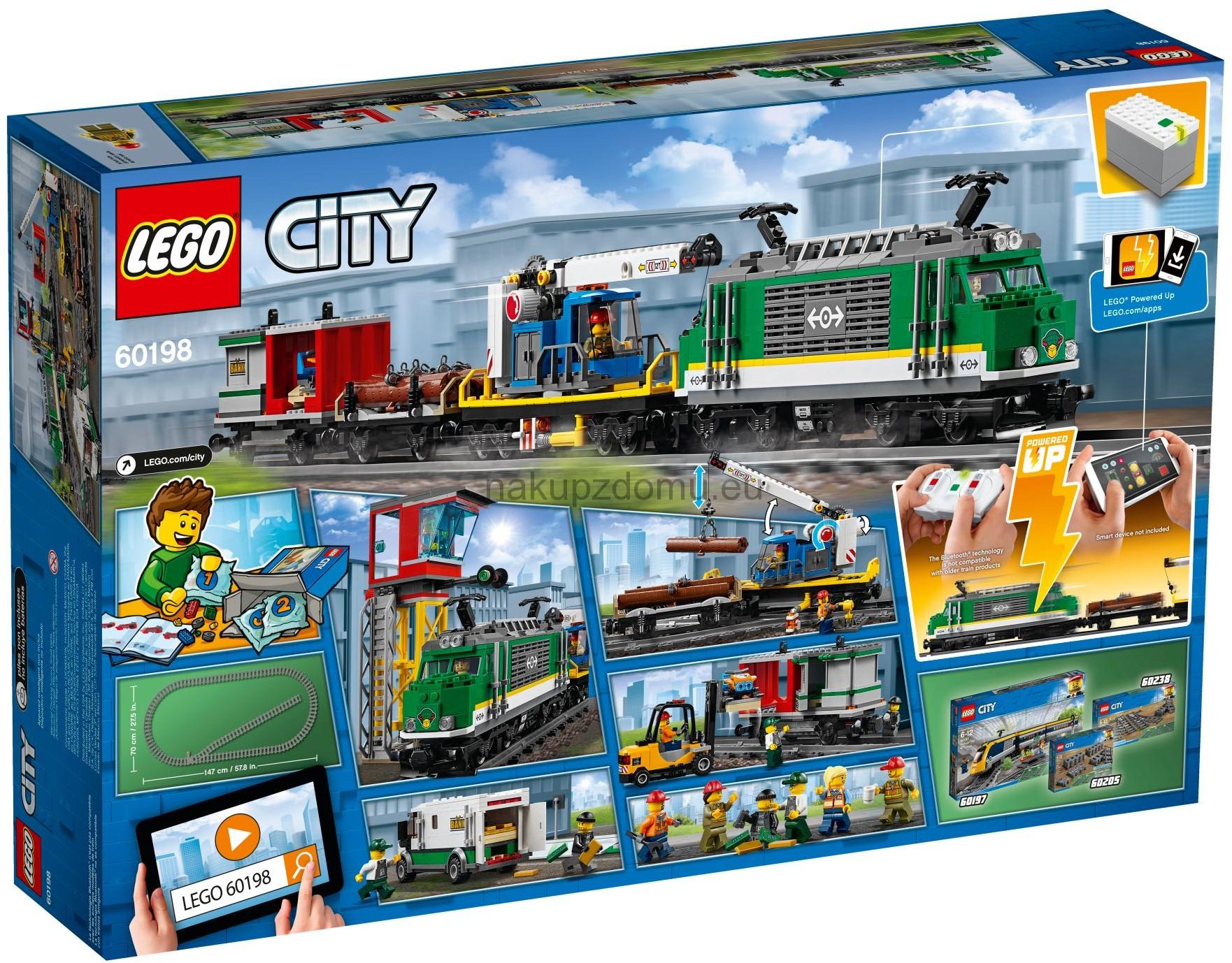 LEGO City 60198 Nákladní vlak