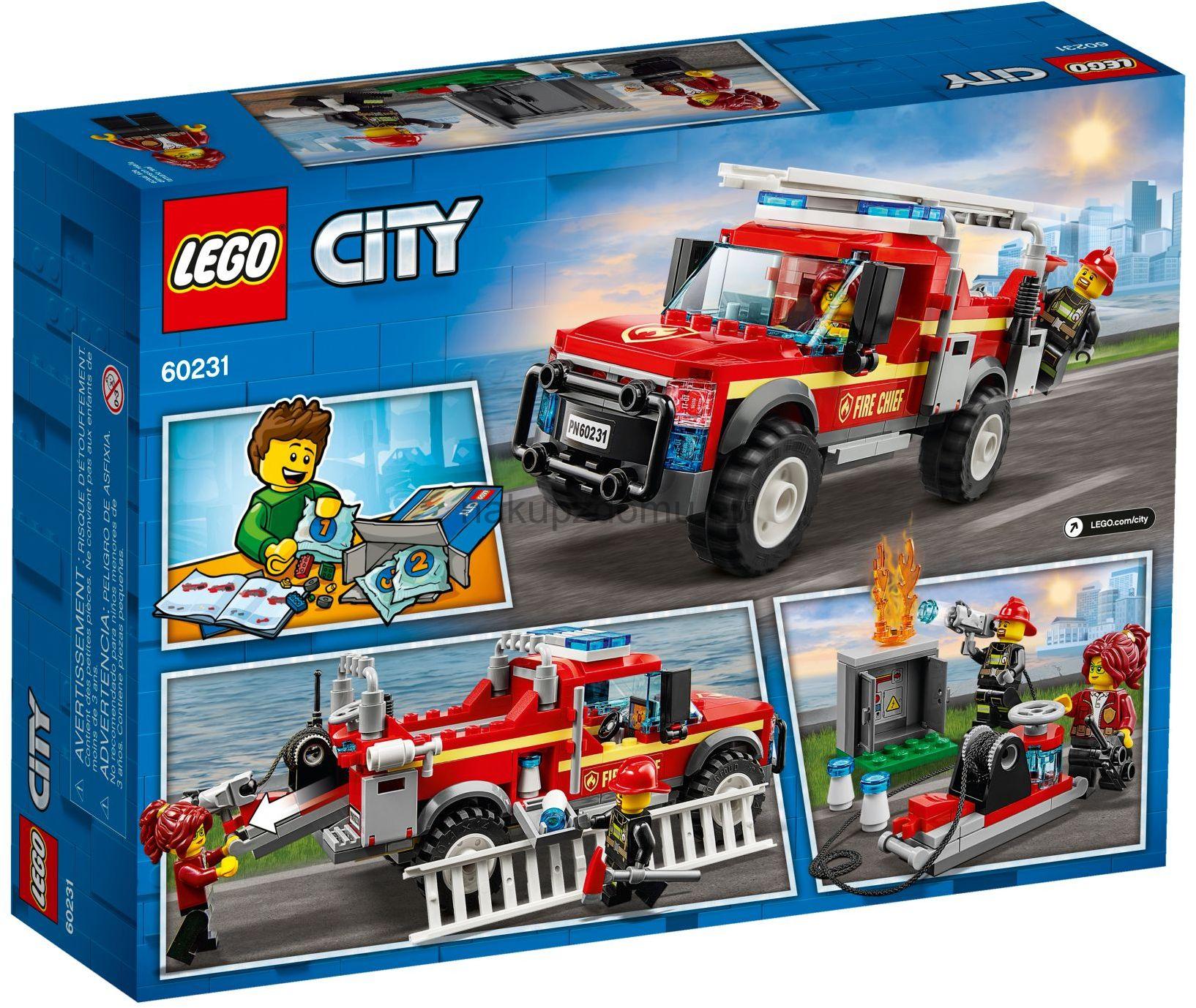 LEGO City 60231 Zásahový vůz velitelky hasičů