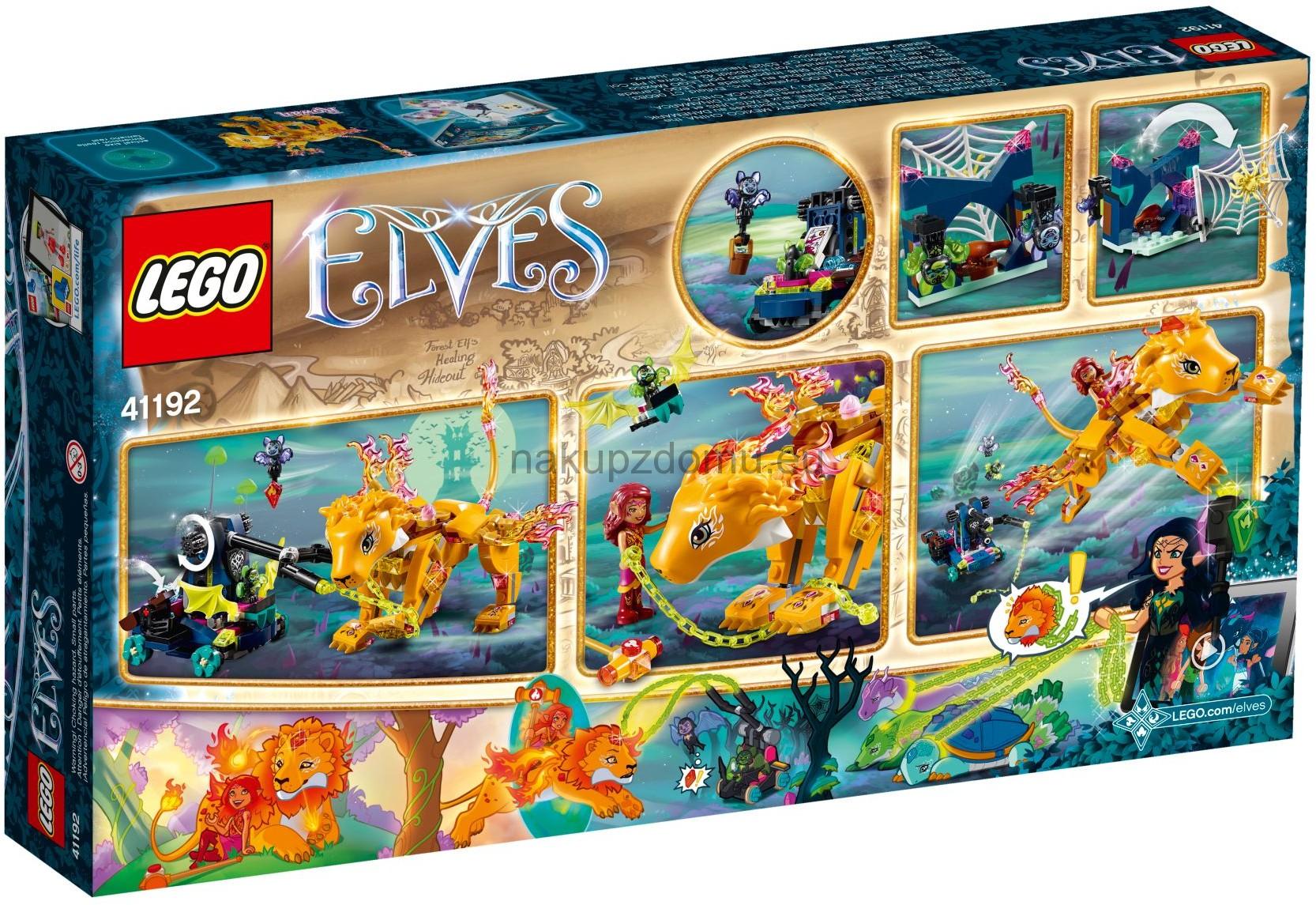 LEGO Elves 41192 Azari a chycení ohnivého lva