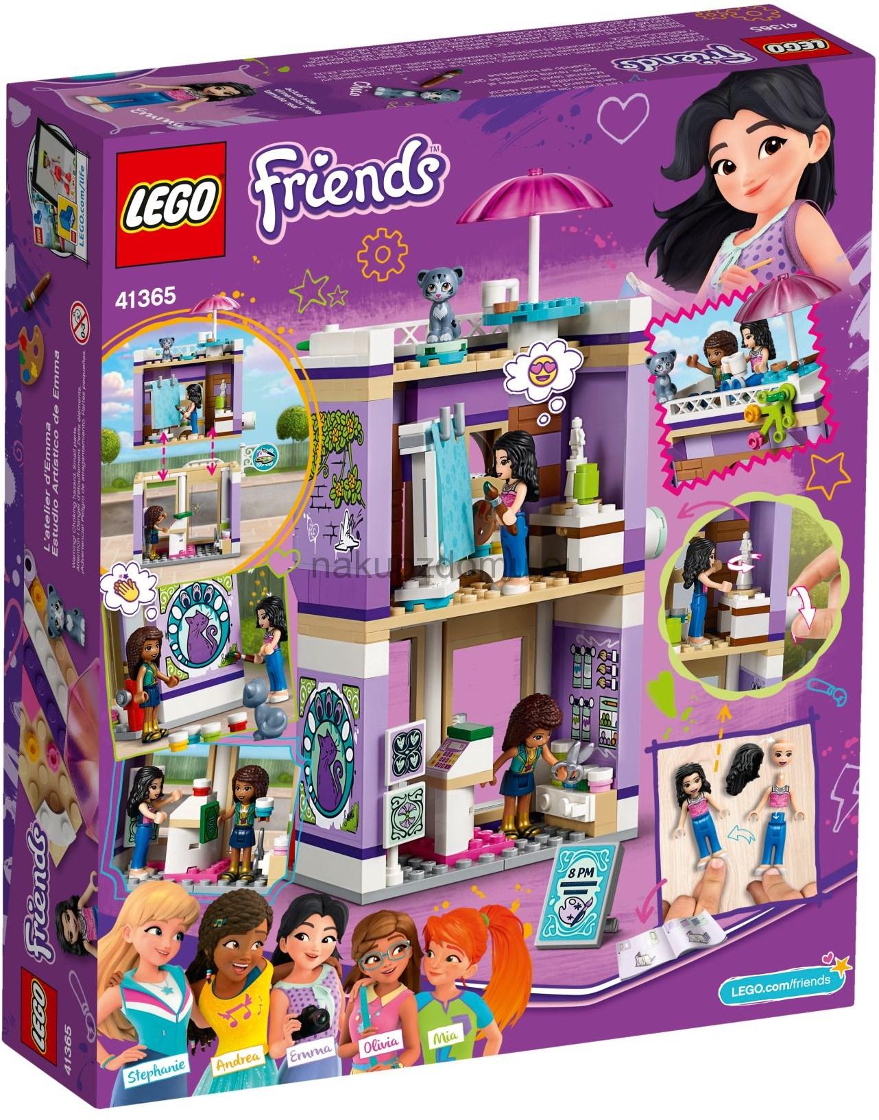 LEGO Friends 41365 Emma a umělecké studio