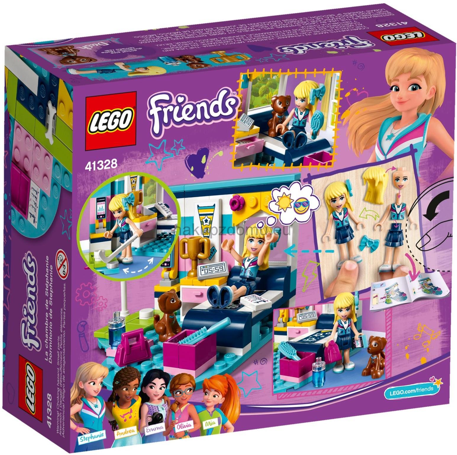LEGO Friends 41328 Stephanie a její ložnice