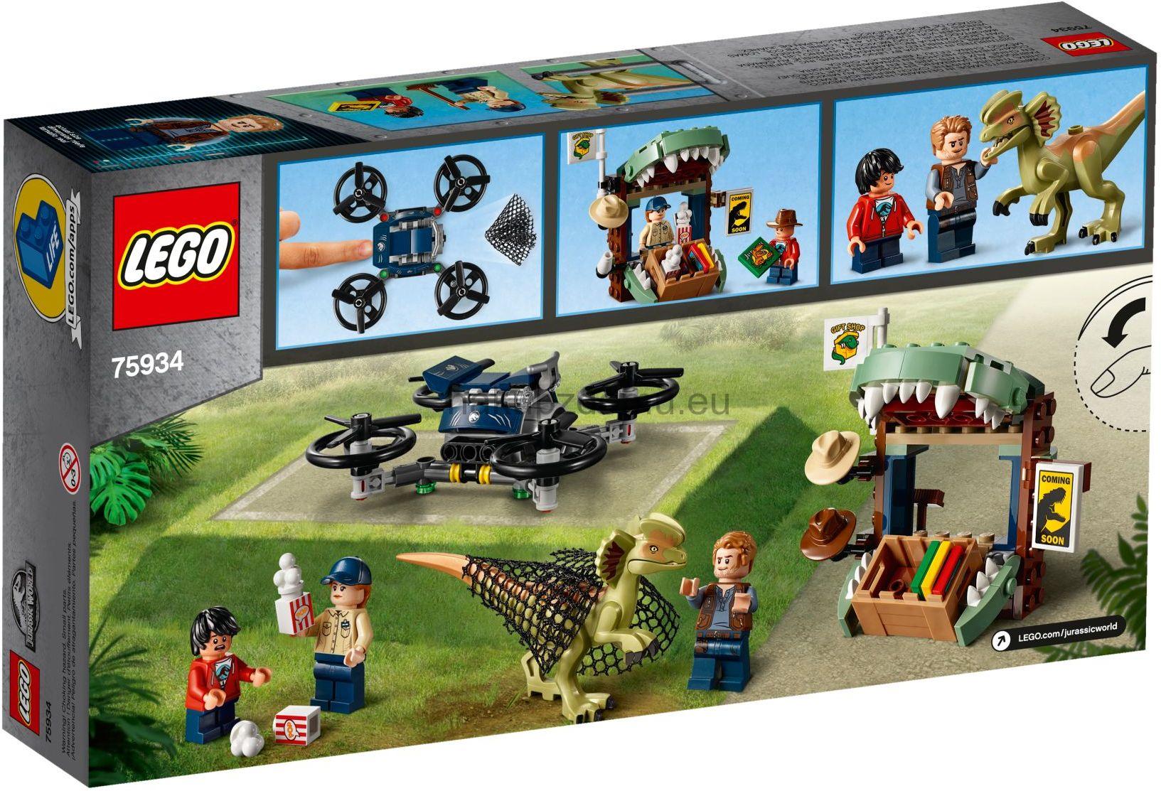 LEGO Jurassic World 75934 Dilophosaurus na útěku