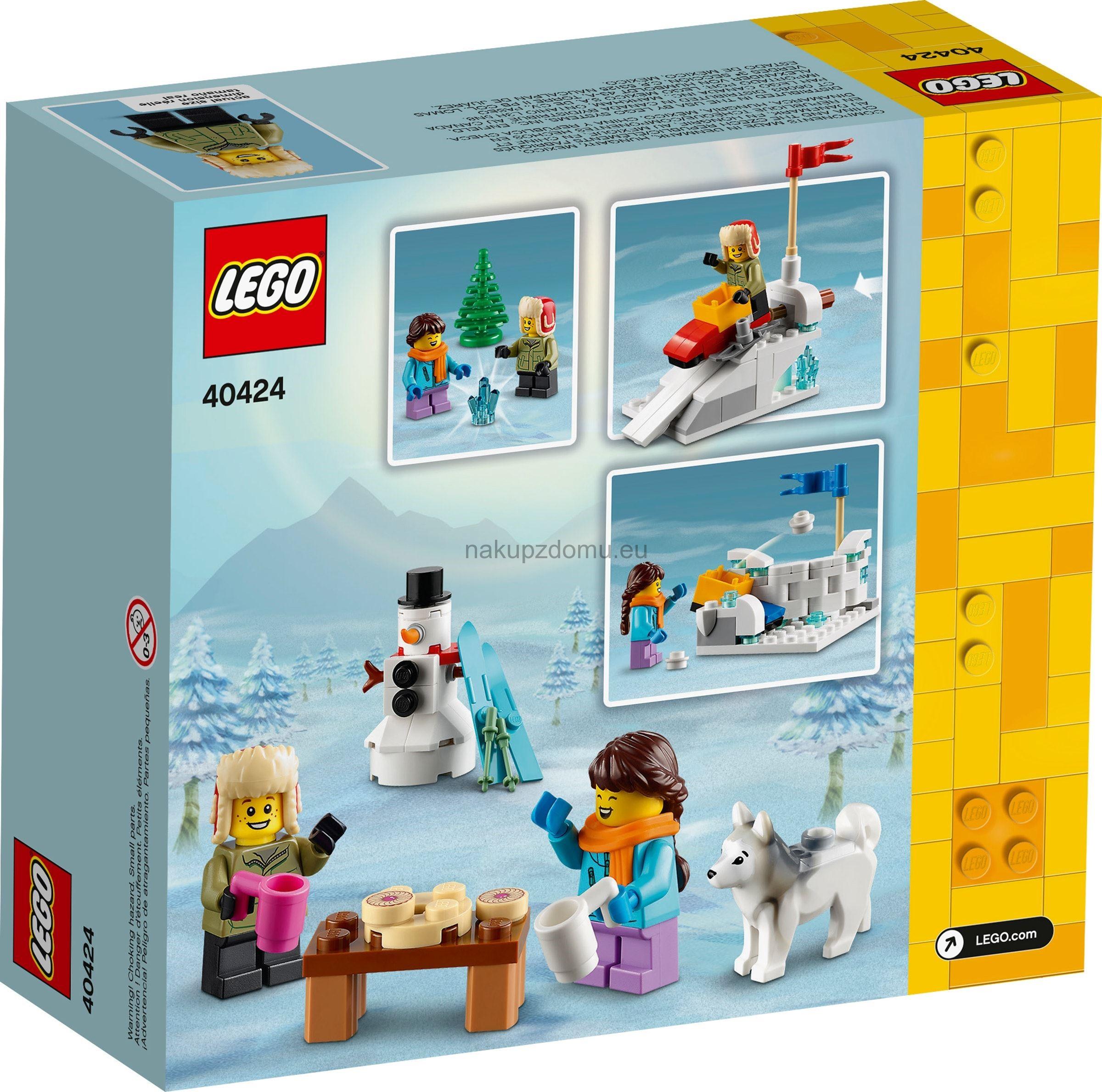 LEGO 40424 Zimní koulovačka