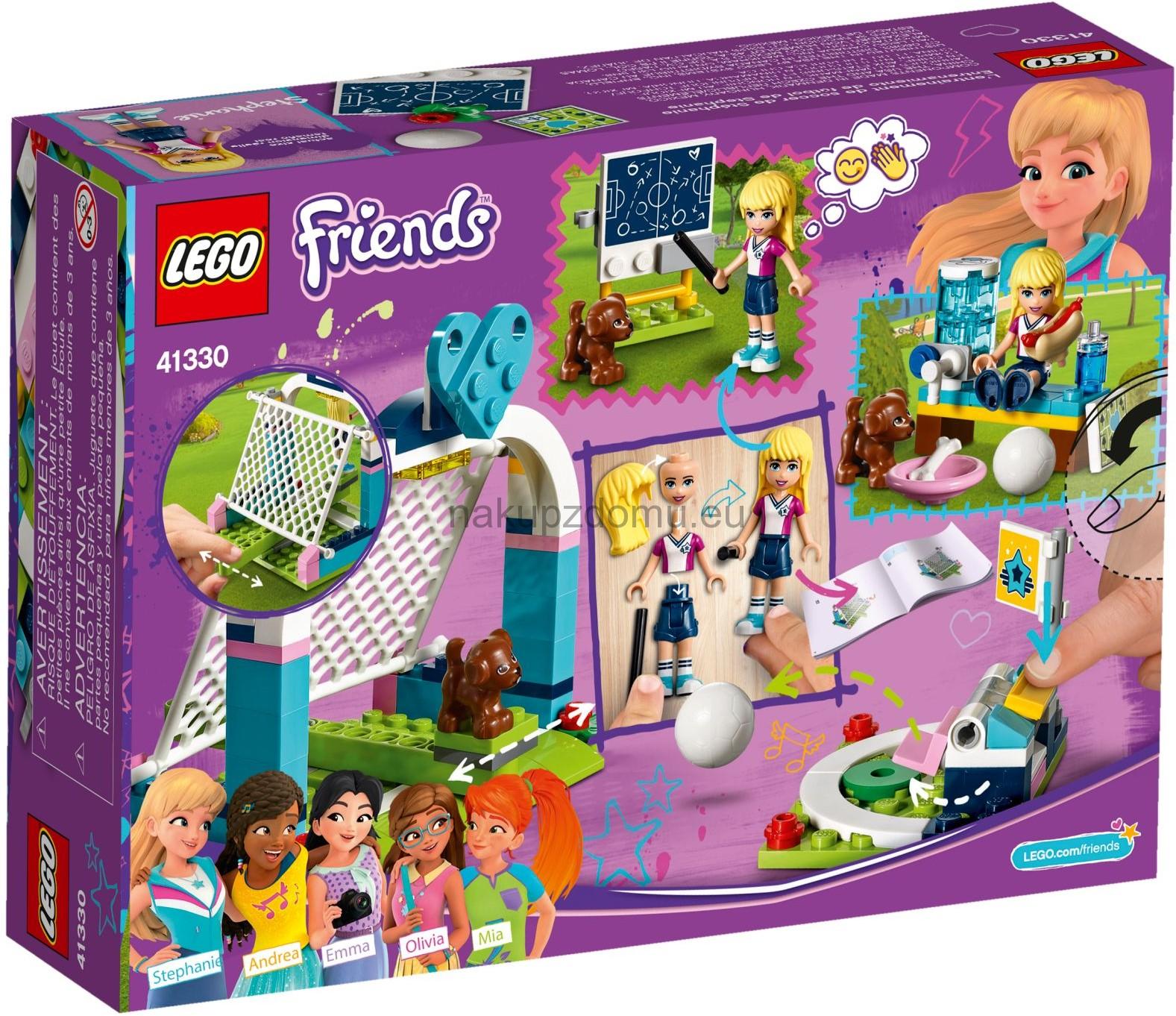 LEGO Friends 41330 Stephanie na fotbalovém tréninku