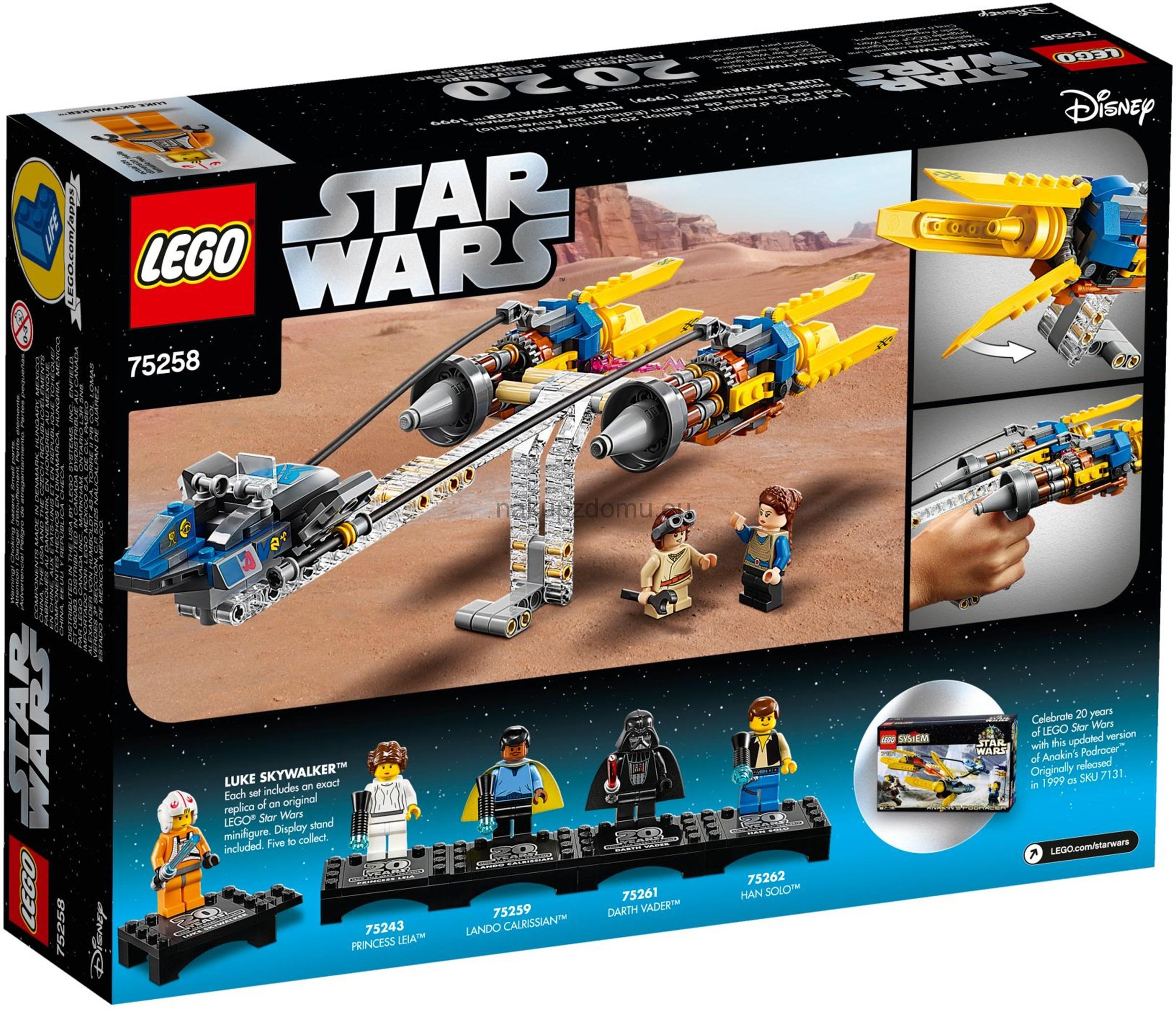 LEGO Star Wars 75258 Anakinův kluzák – edice k 20. výročí