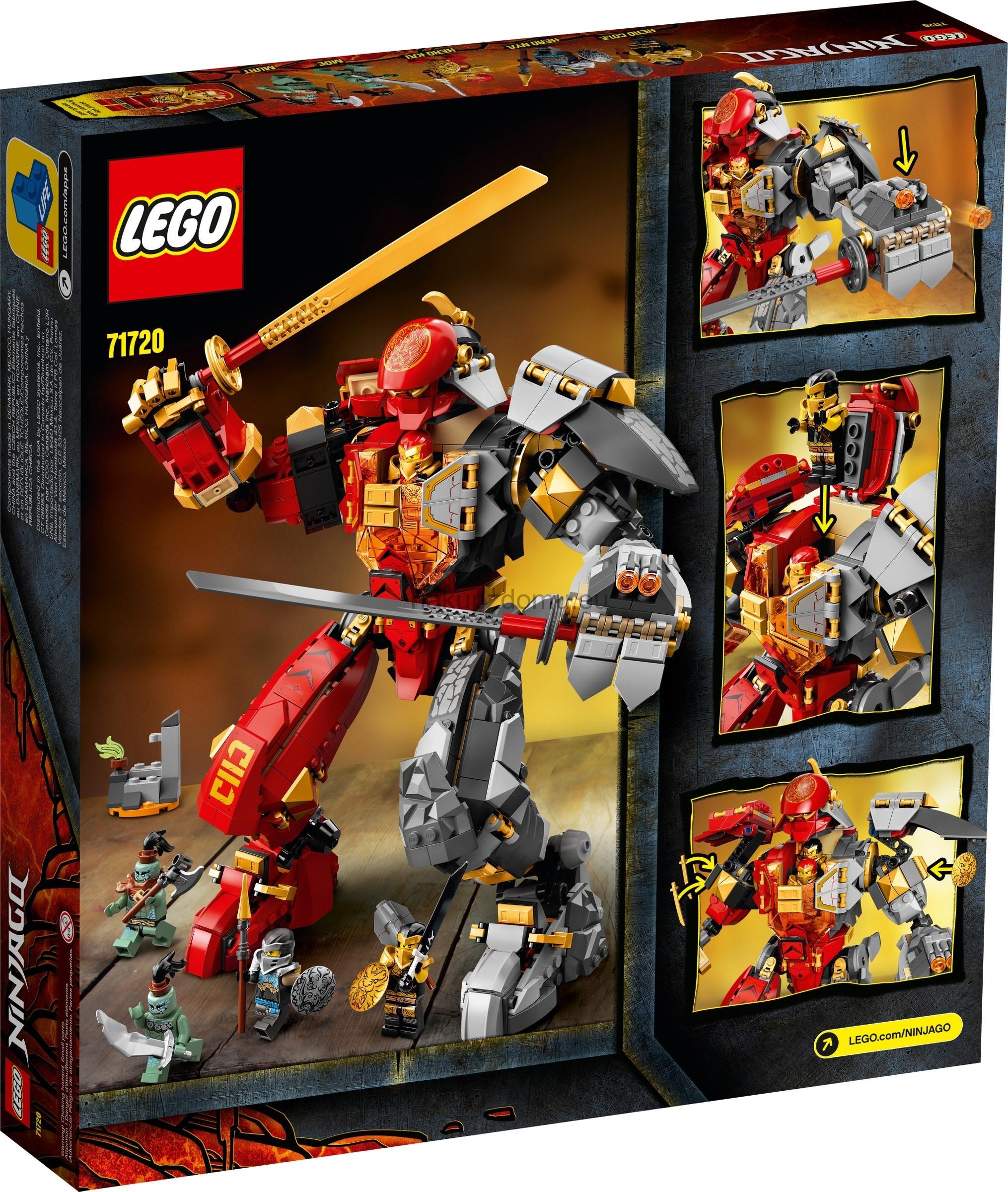 LEGO Ninjago 71720 Robot ohně a kamene