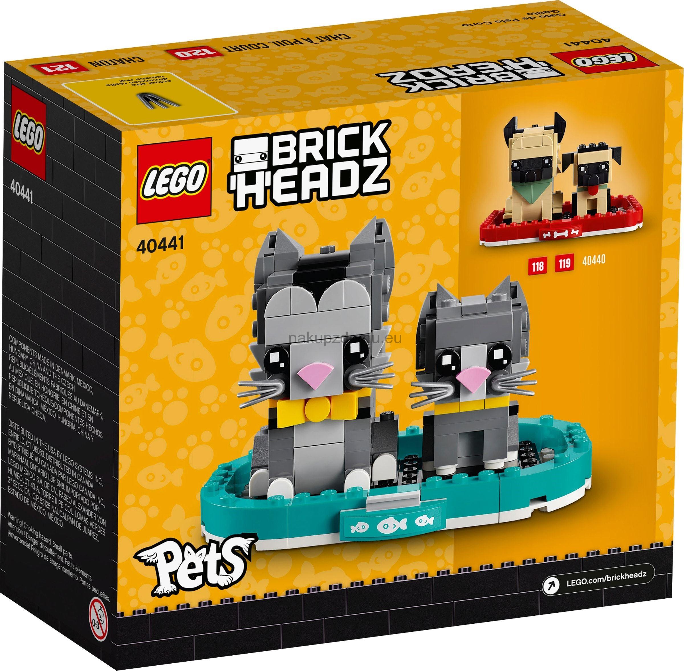 LEGO BrickHeadz 40441 Krátkosrsté kočky