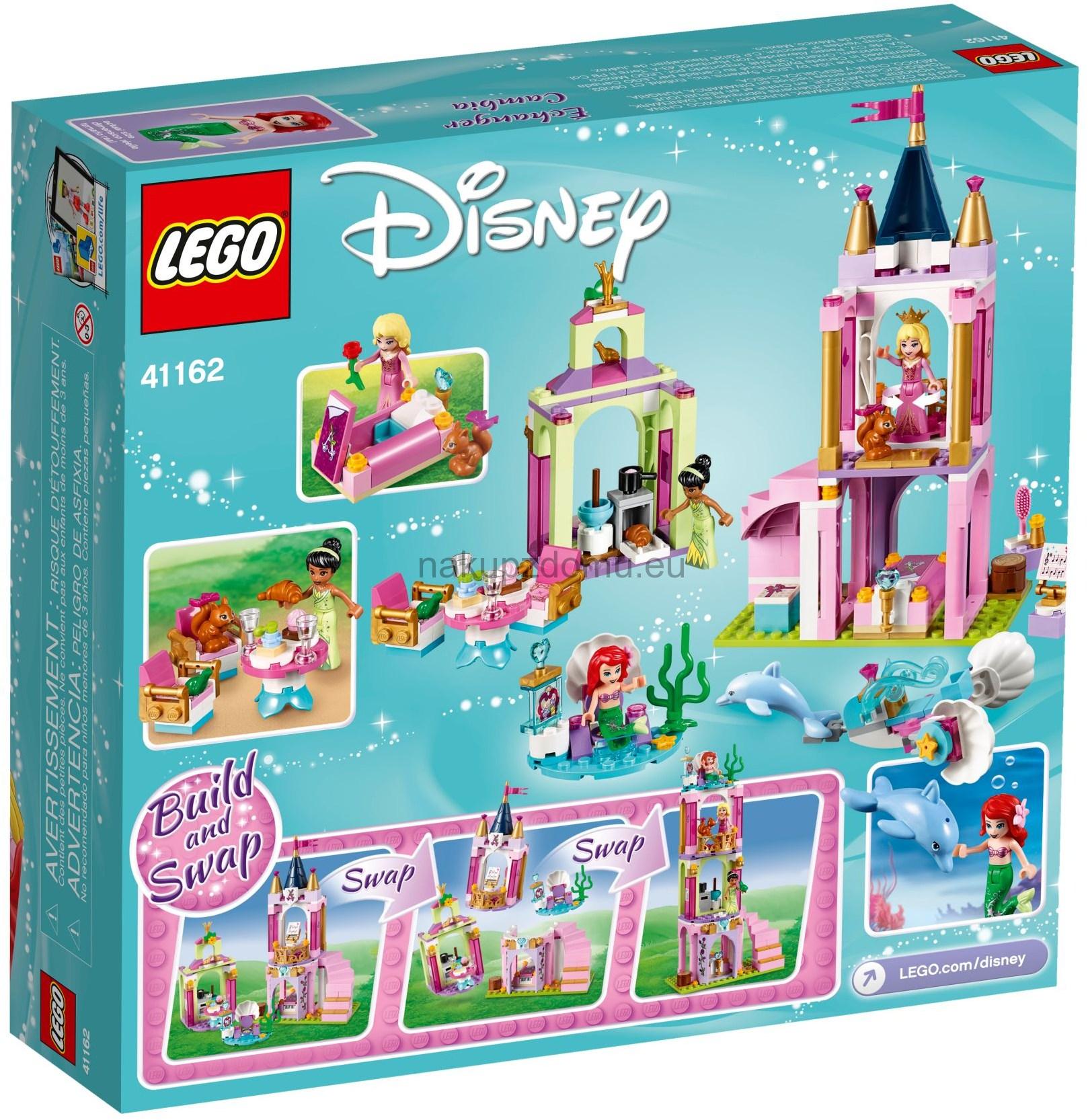 LEGO® Disney 41162 Královská oslava Ariel, Šípkové Růženky a Tiany