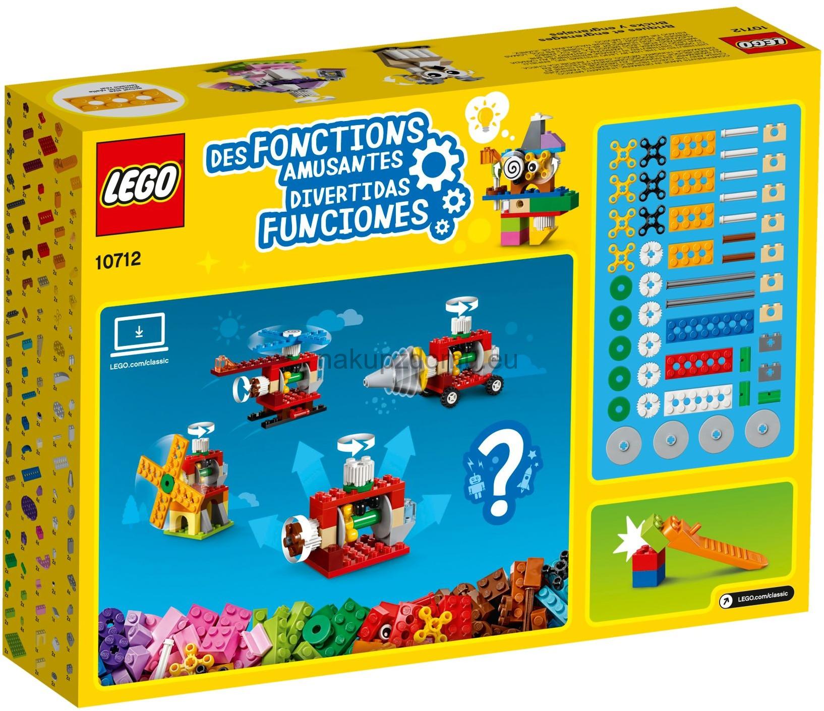 LEGO Classic 10712 Kostky a ozubená kolečka