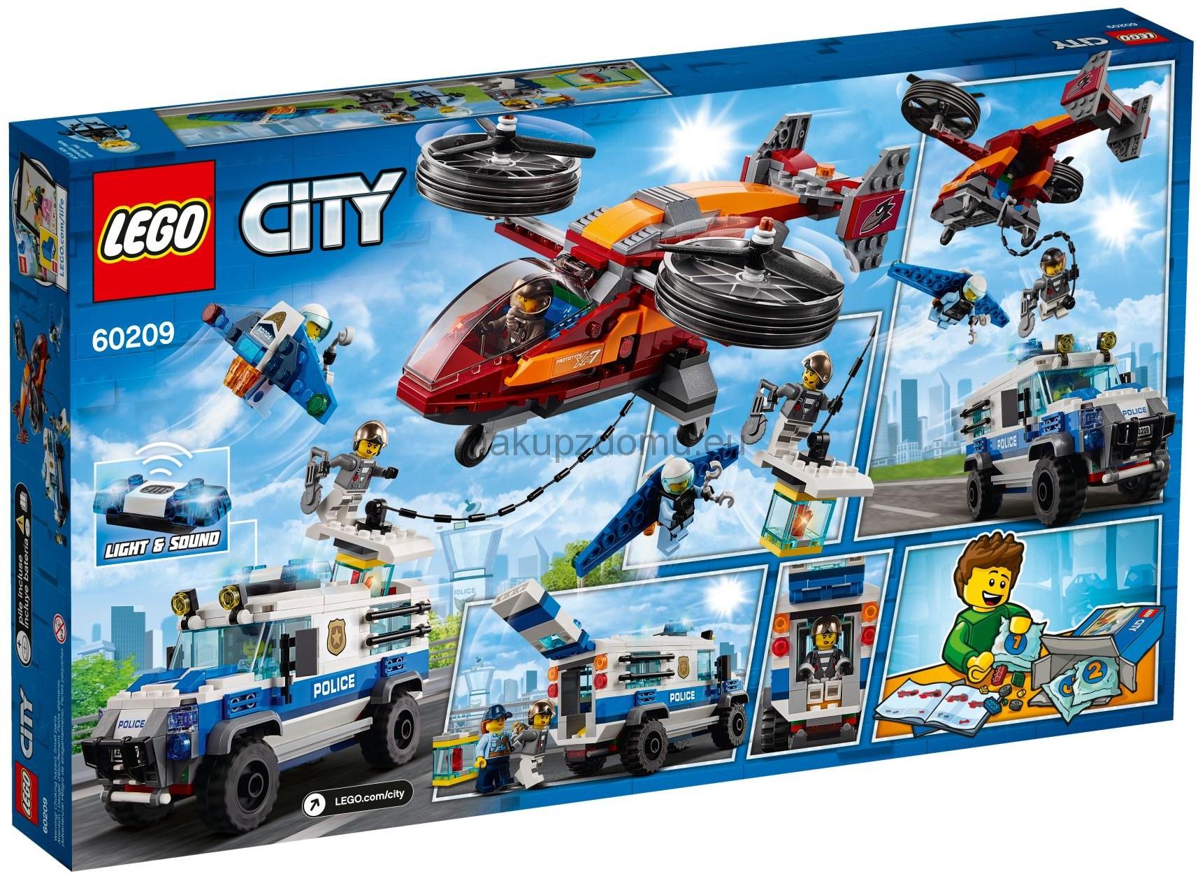LEGO City 60209 Letecká policie a loupež diamantu