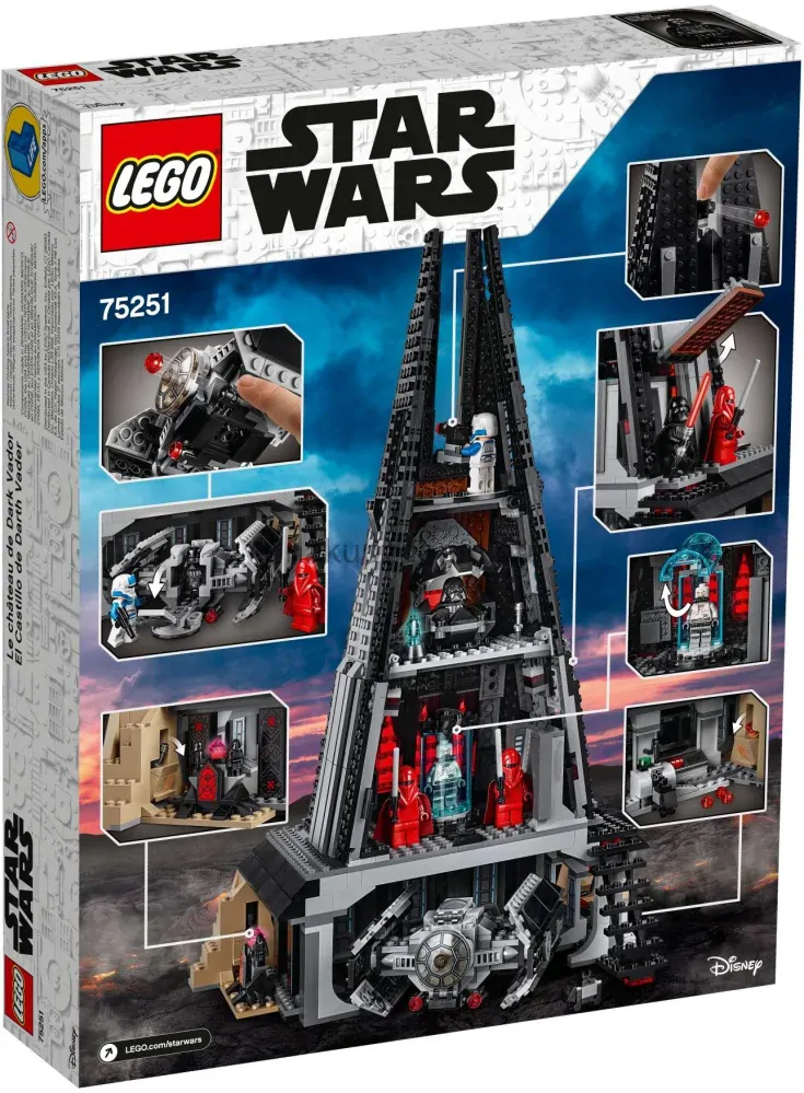 LEGO Star Wars 75251 Hrad Dartha Vadera