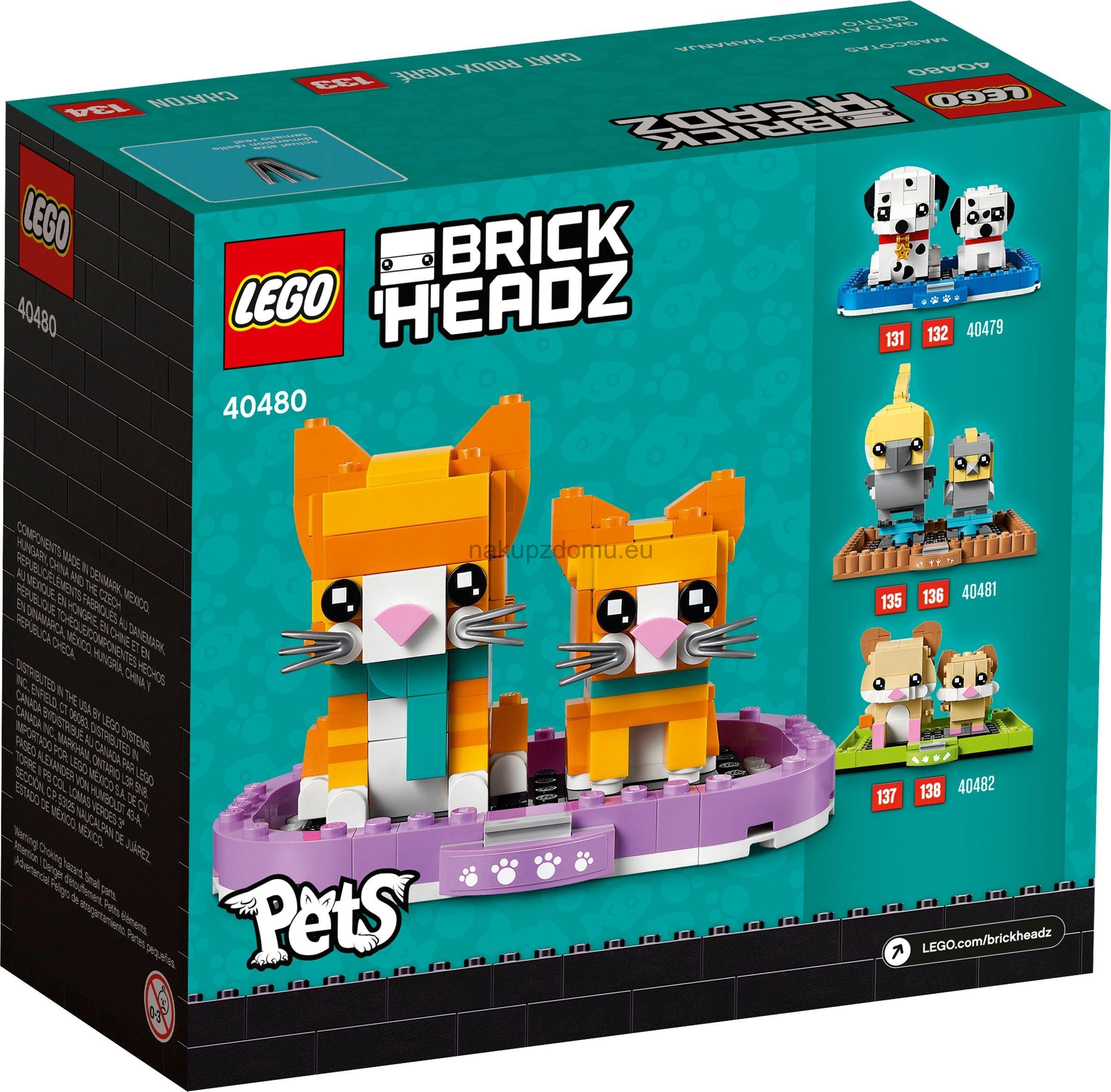 LEGO BrickHeadz 40480 Zrzavý mourek