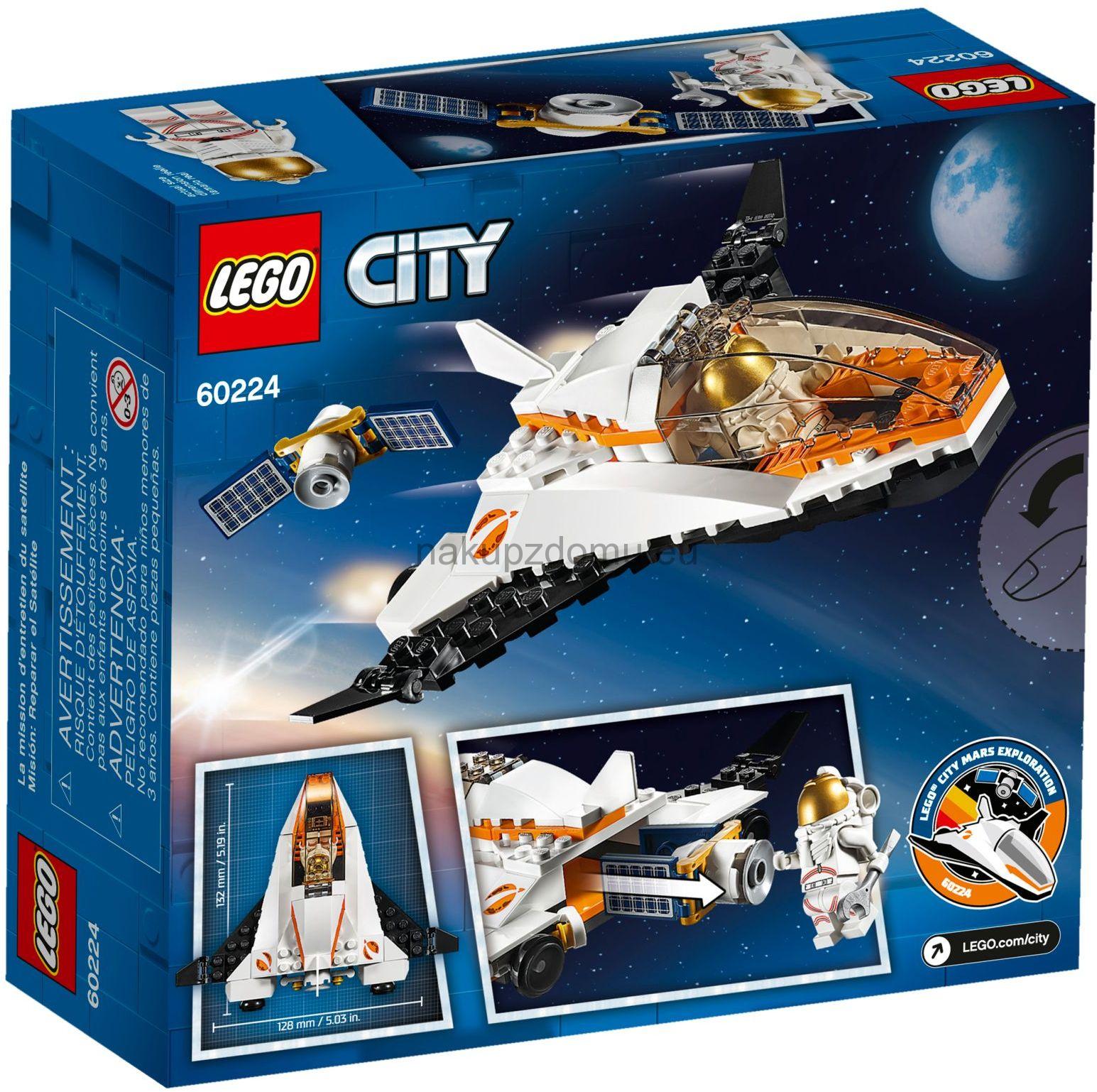 LEGO City 60224 Údržba vesmírné družice