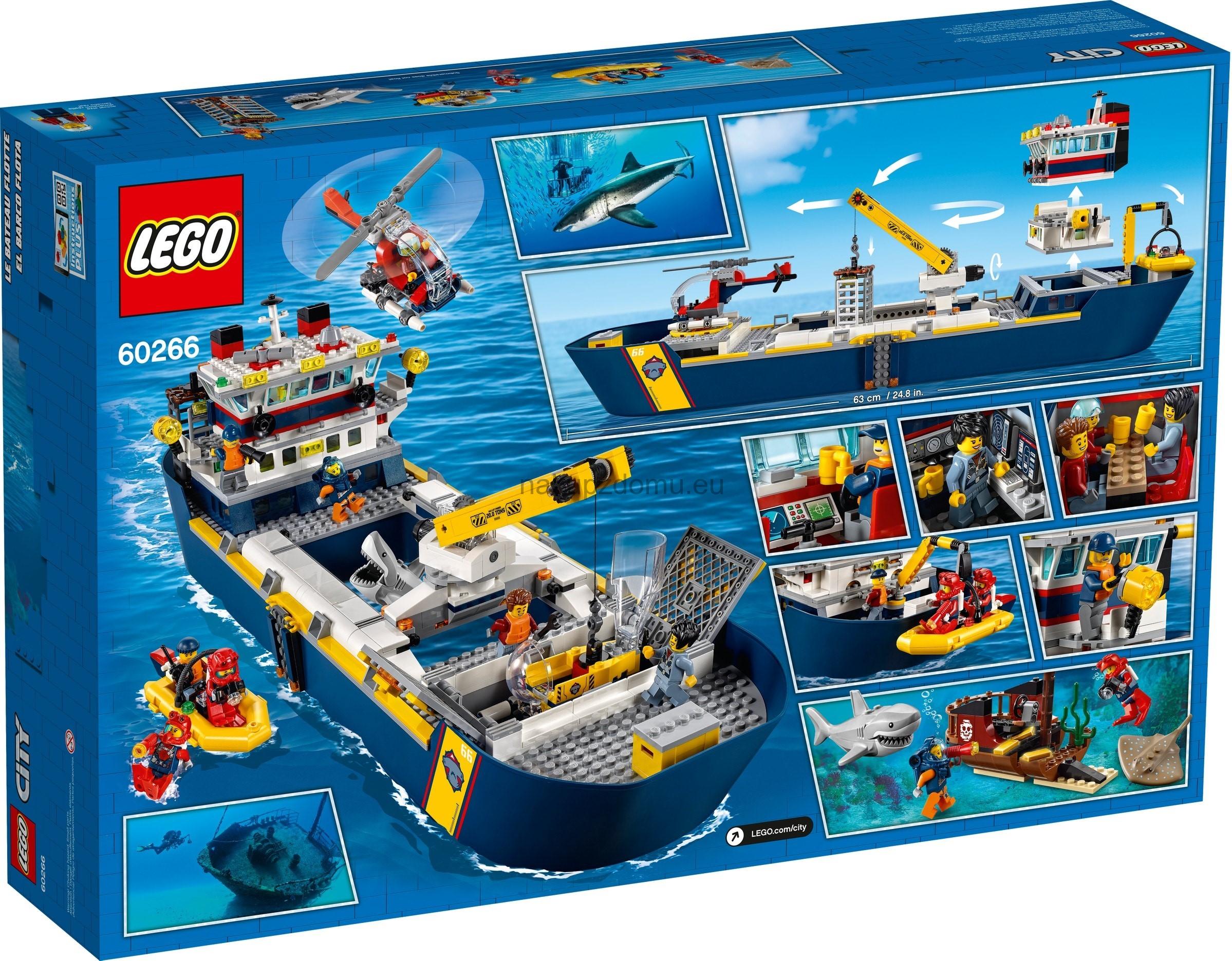 LEGO City 60266 Oceánská průzkumná loď