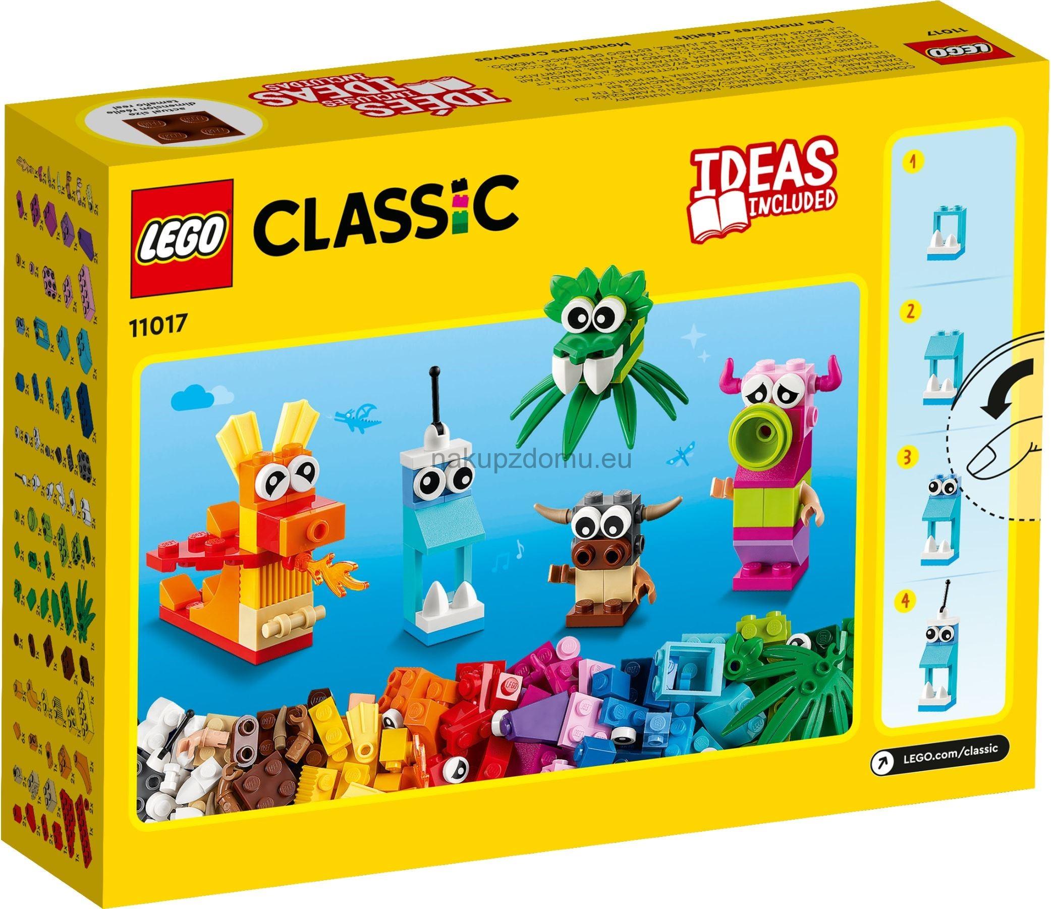 LEGO Classic 11017 Kreativní příšery