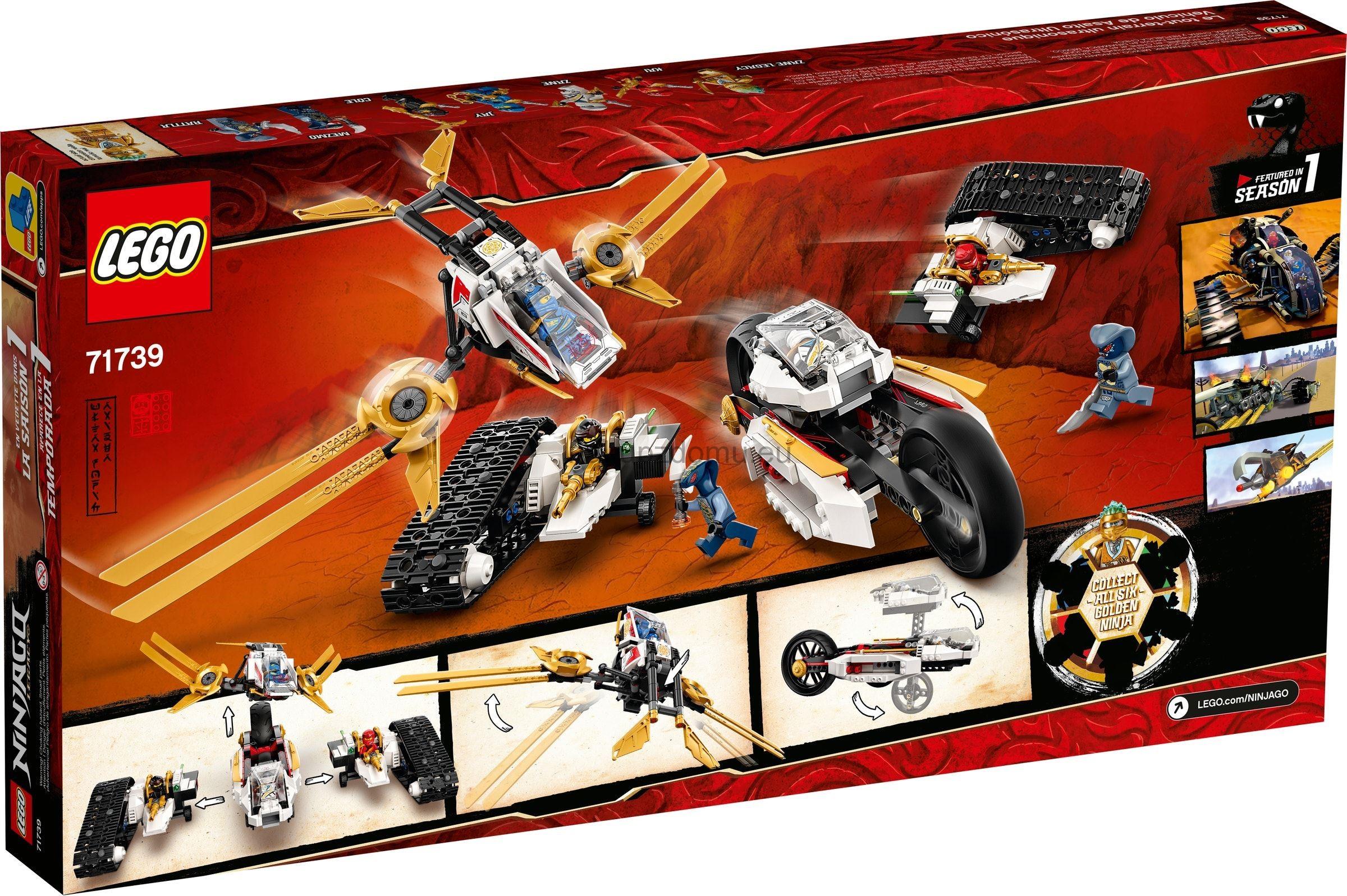 LEGO Ninjago 71739 Nadzvukový útočník