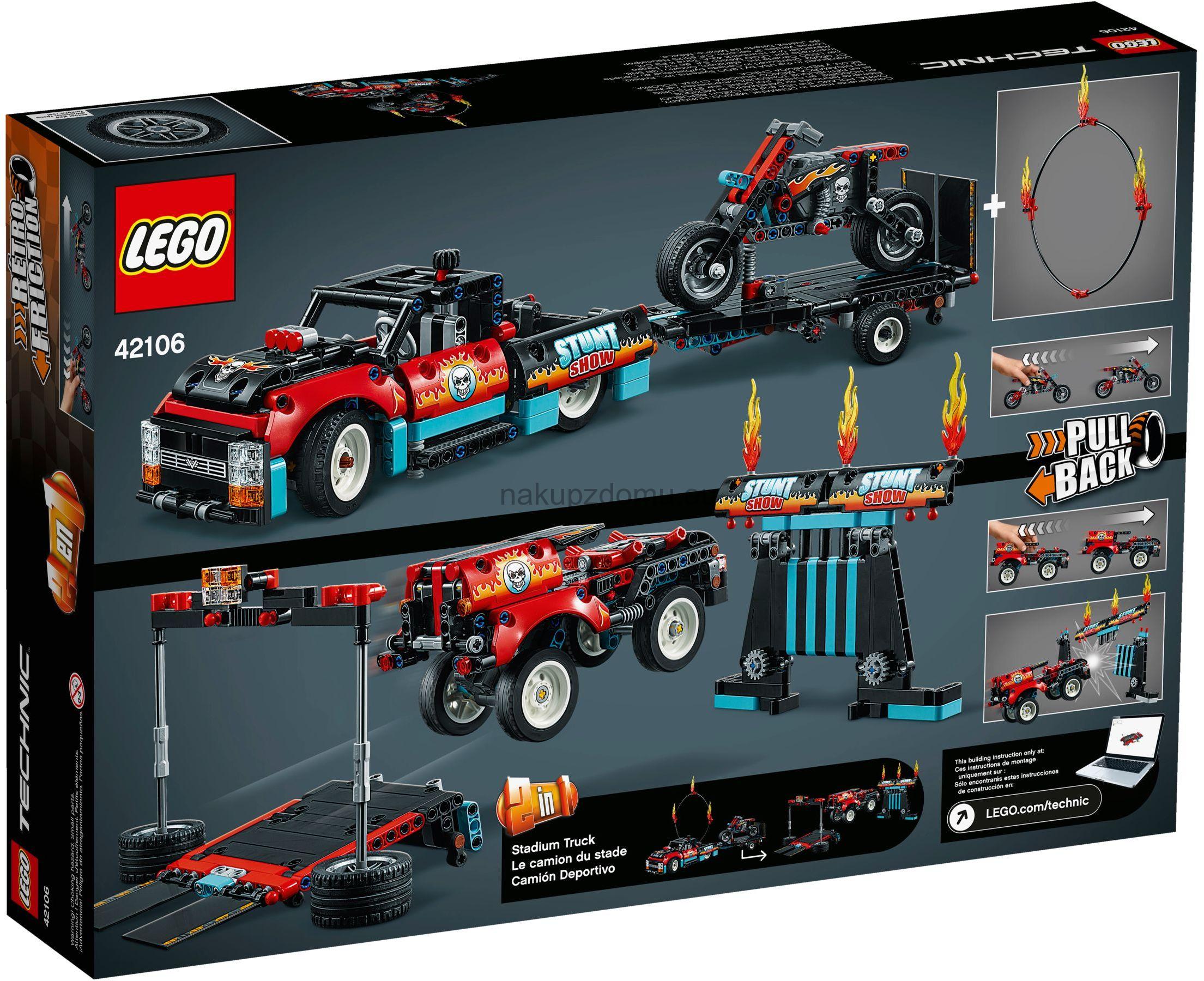 LEGO Technic 42106 Kaskadérská vozidla