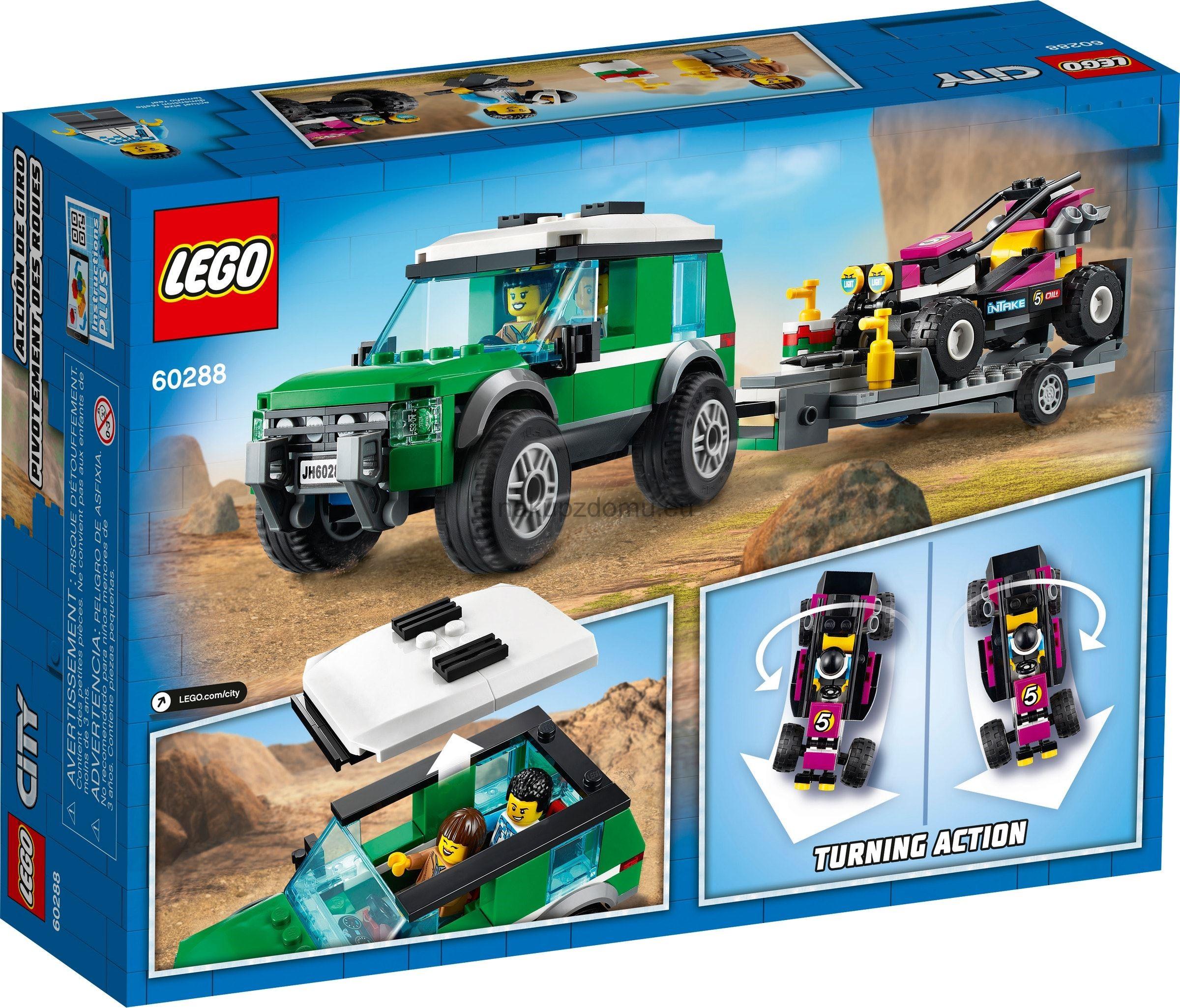 LEGO City 60288 Transport závodní buginy