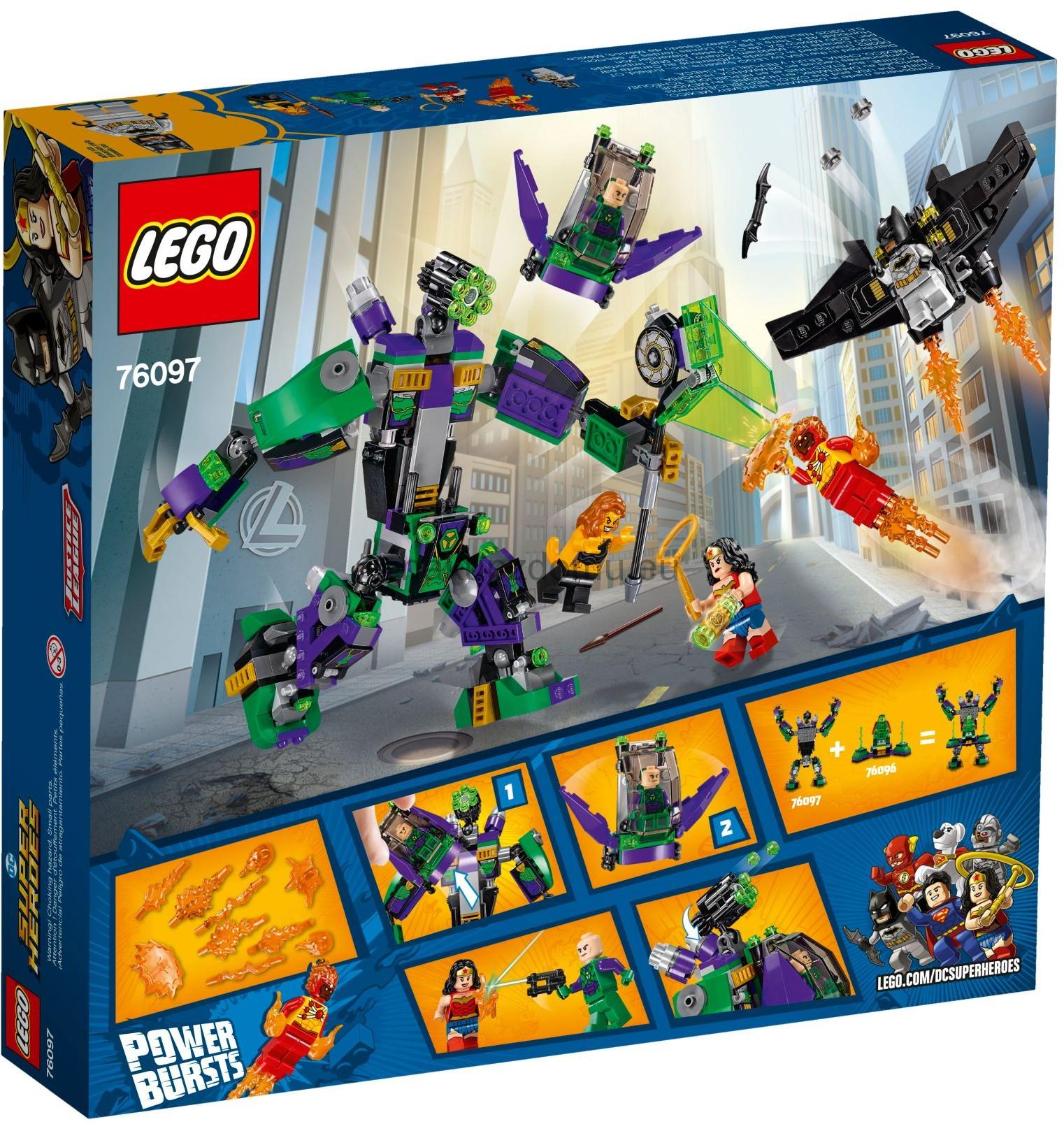 LEGO Super Heroes 76097 Lex Luthor a zničení robota