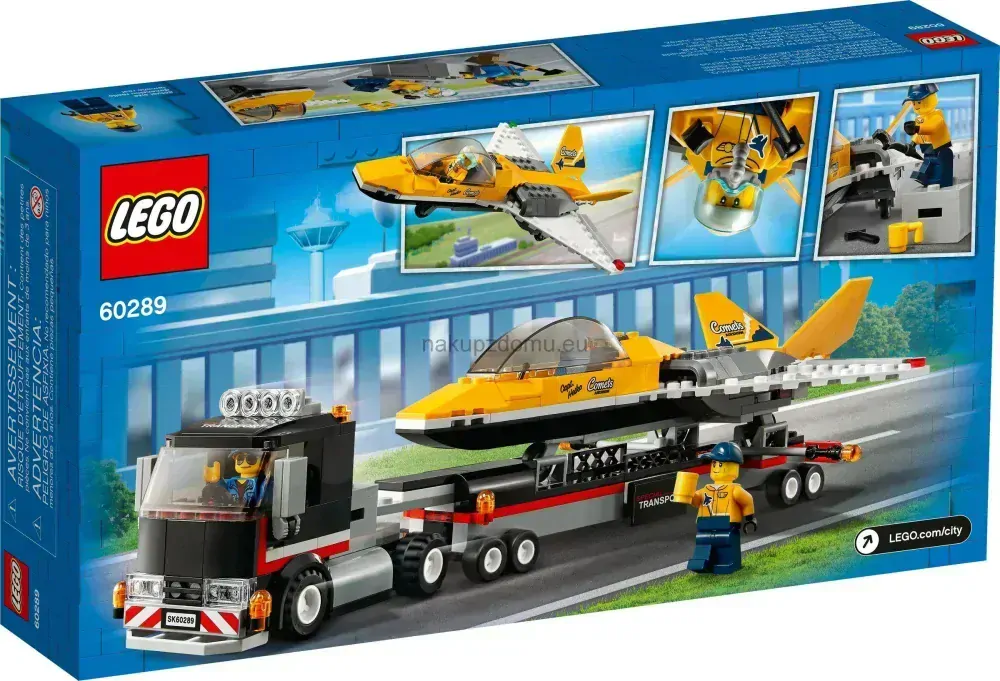 LEGO City 60289 Transport akrobatického letounu