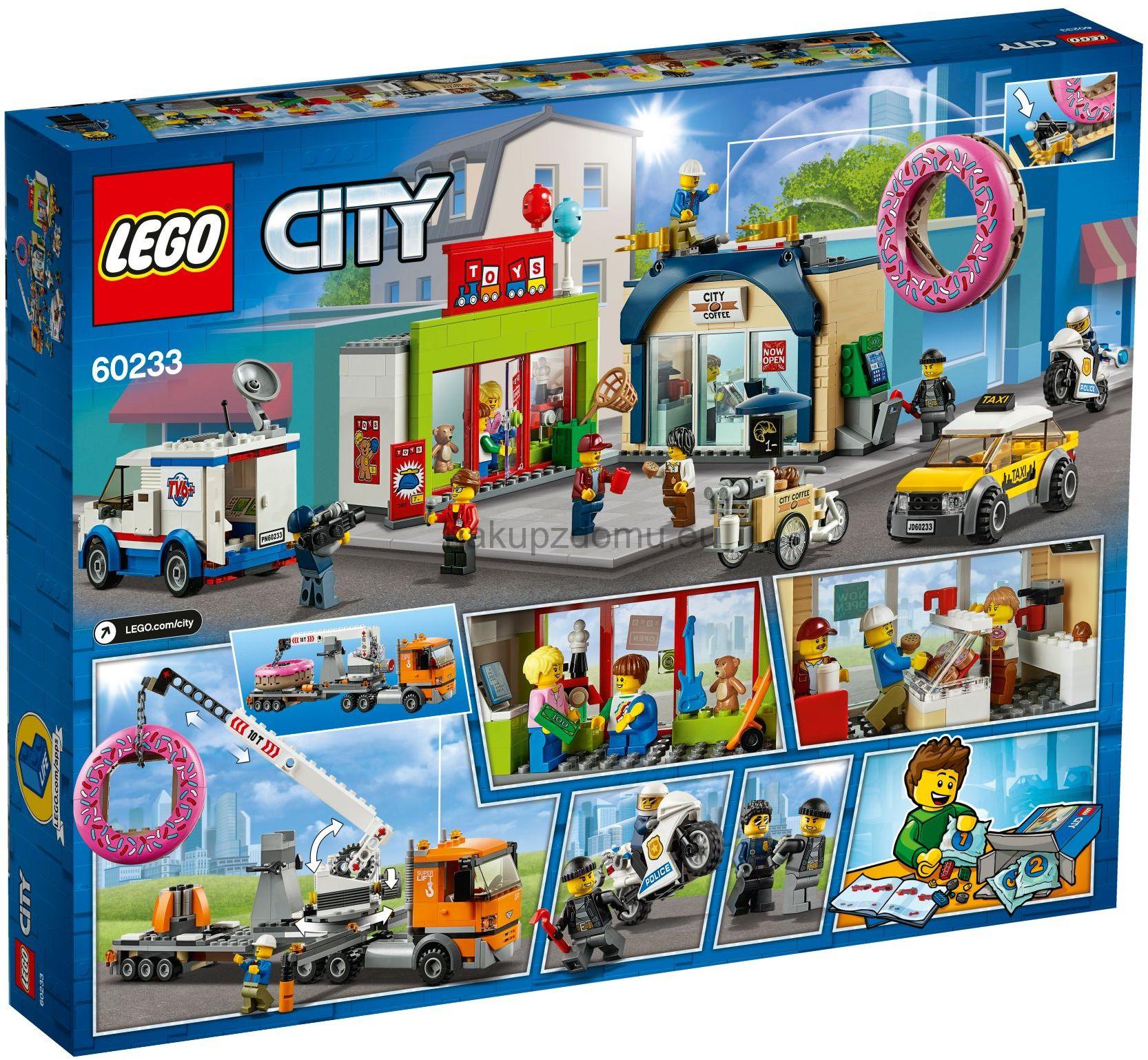 LEGO City 60233 Otevření obchodu s koblihami