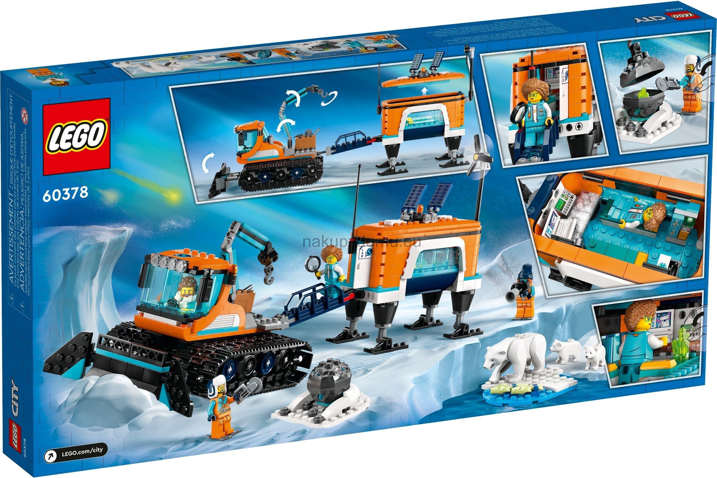 LEGO City 60378 Arktická rolba a mobilní laboratoř