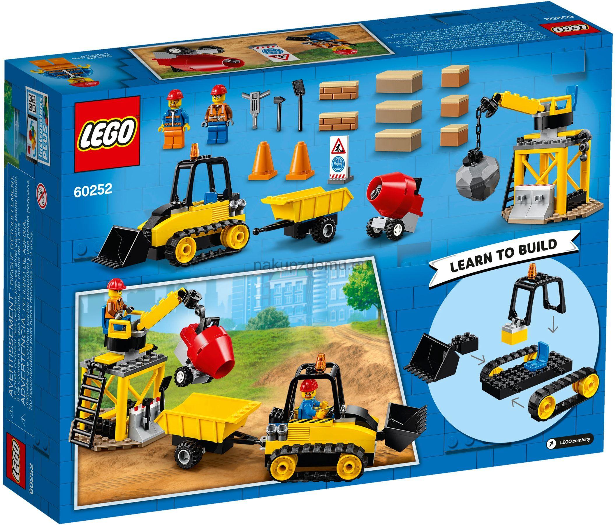 LEGO City 60252 Buldozer na staveništi
