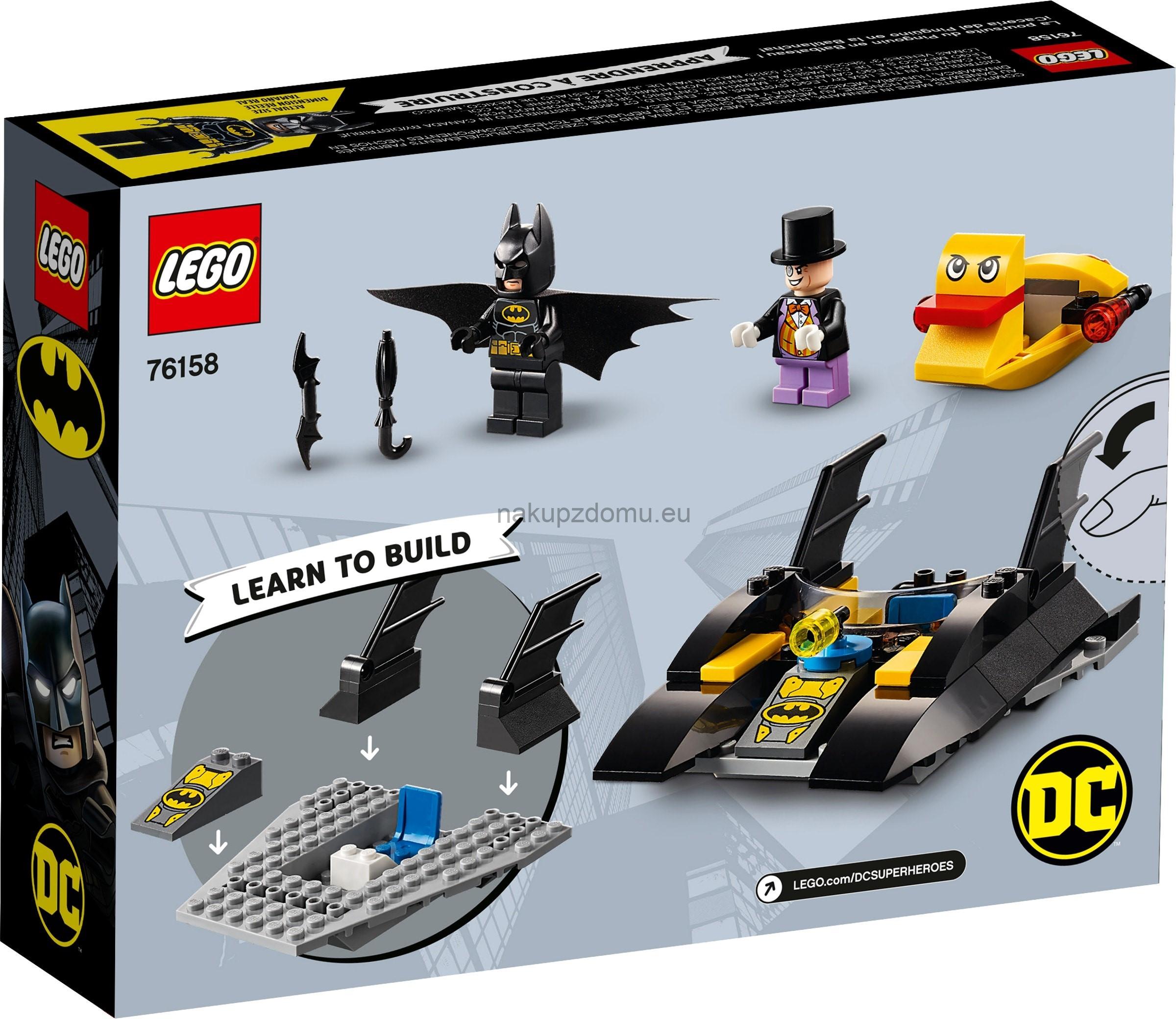 LEGO Super Heroes 76158 Pronásledování Tučňáka v Batmanově lodi