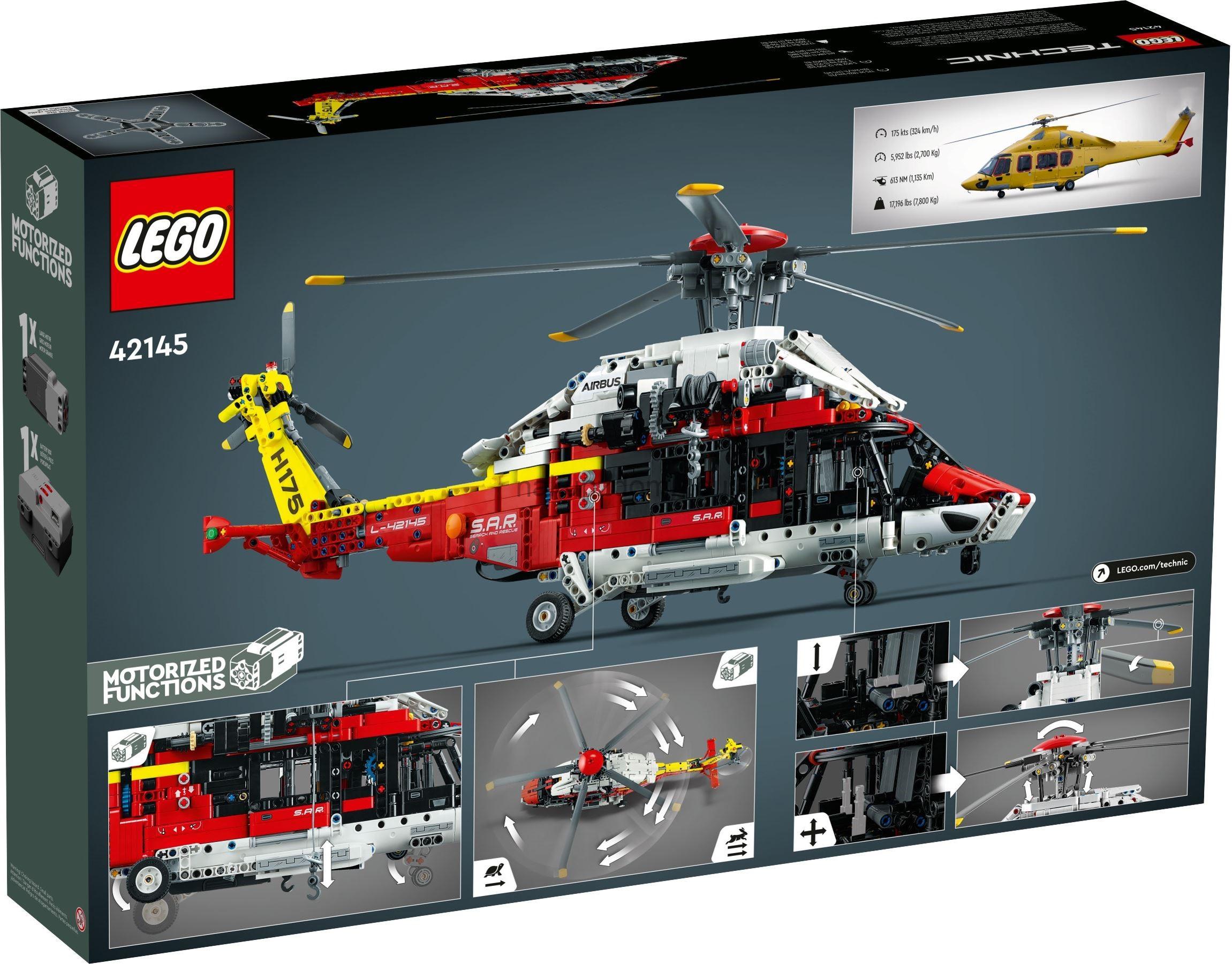 LEGO Technic 42145 Záchranářský vrtulník Airbus H175